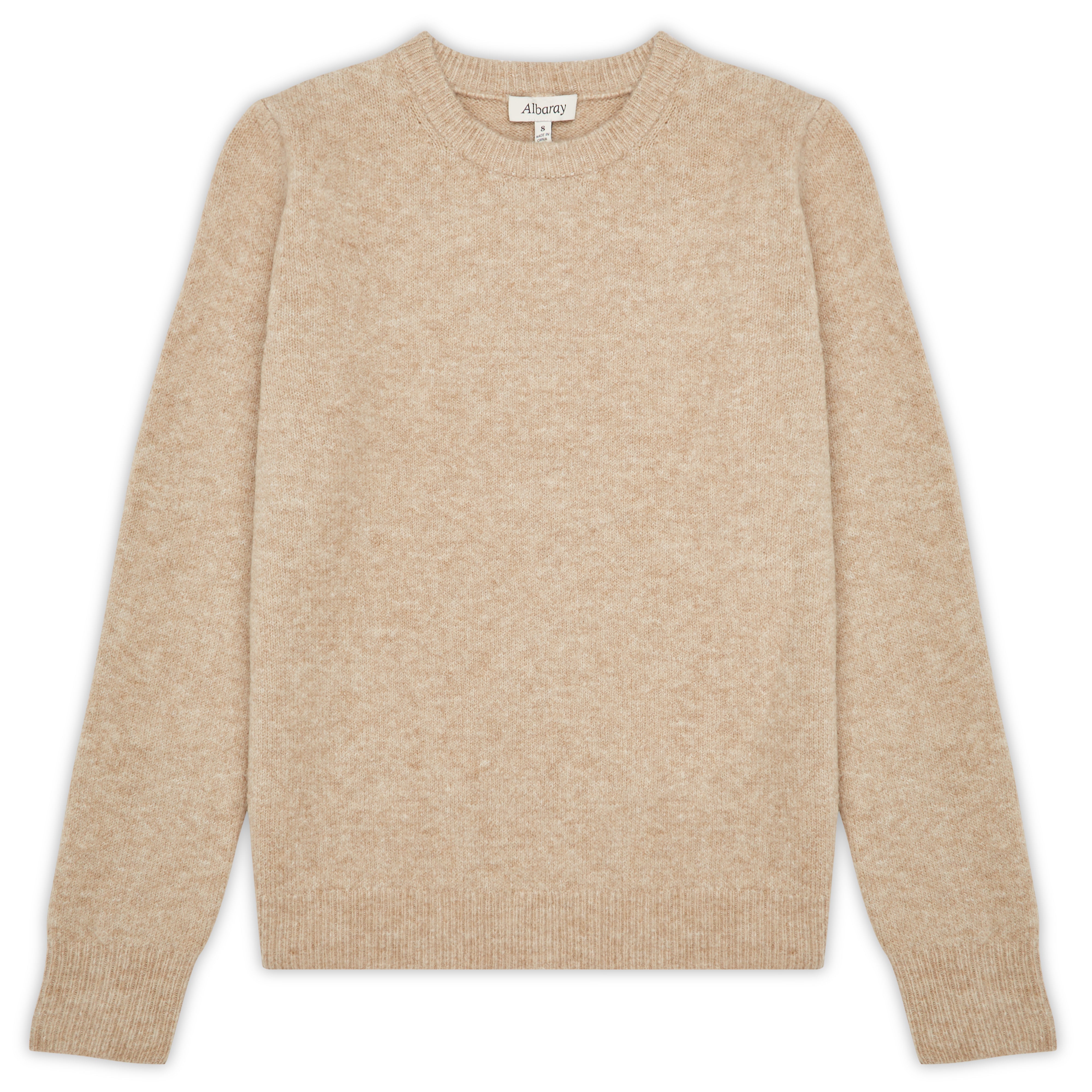 Re-Loved Camel Cosy Crew Neck - Size 14