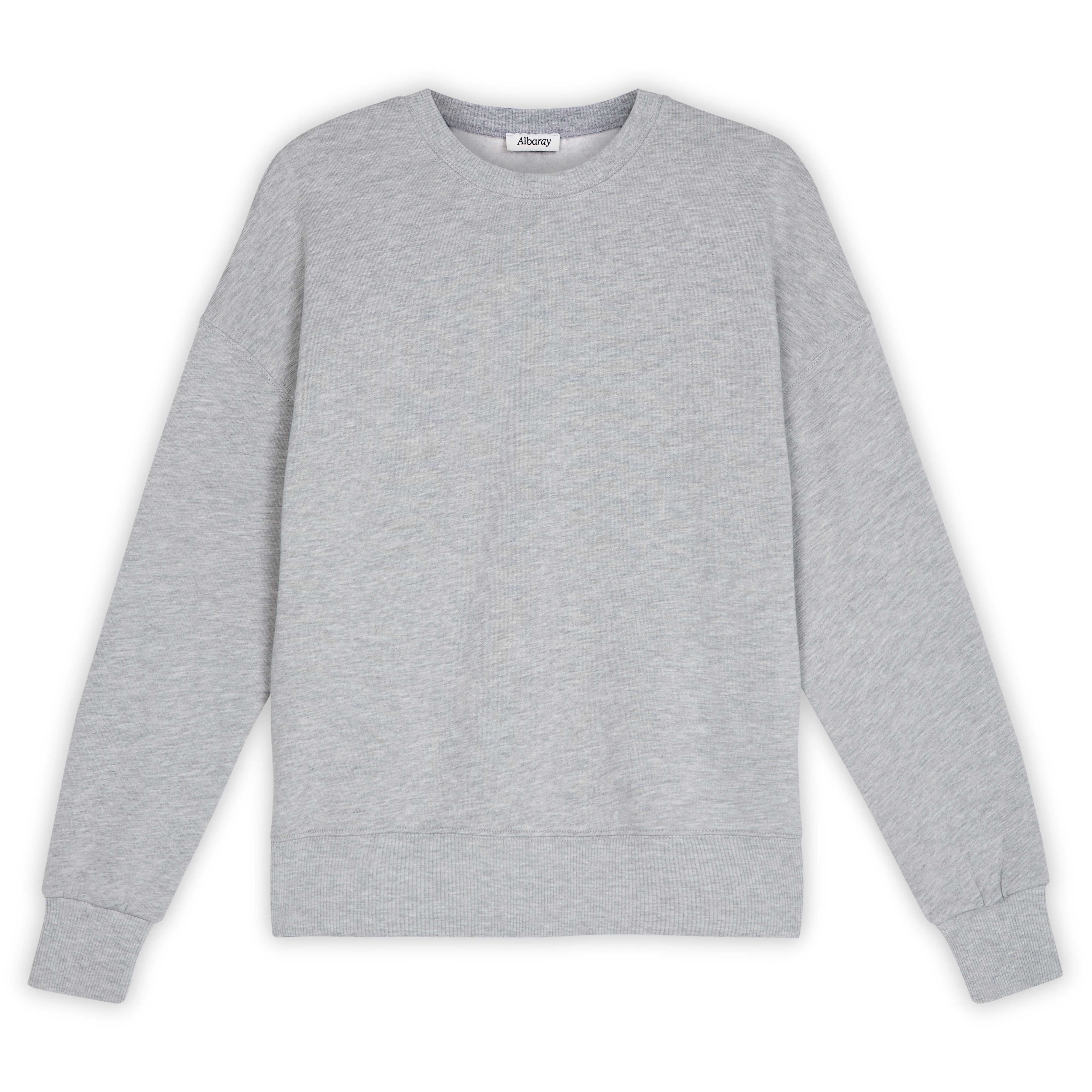 Re-Loved Grey Marl Sweat Top - Size 8