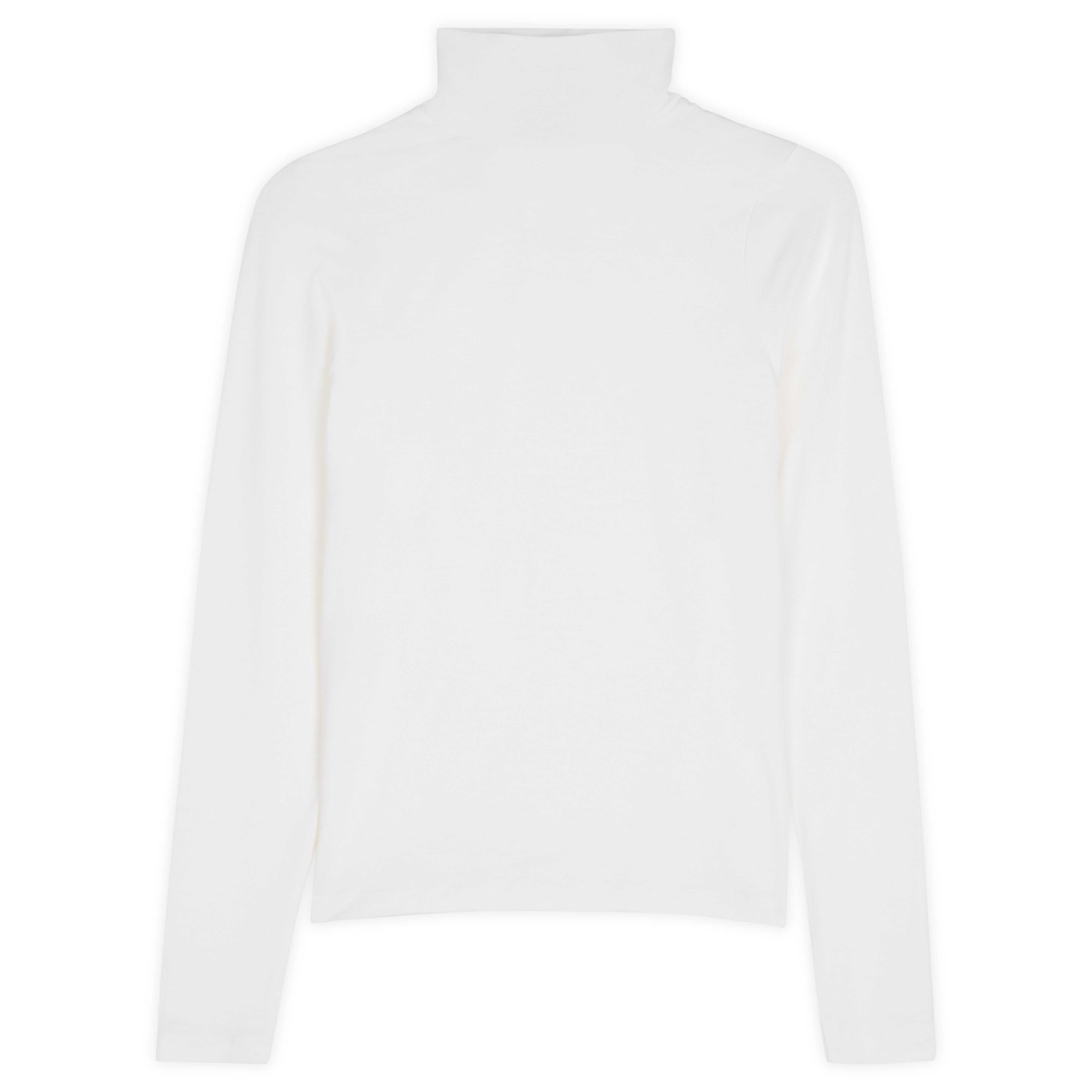 Re-Loved Cream Tencel Roll Neck - Size 12