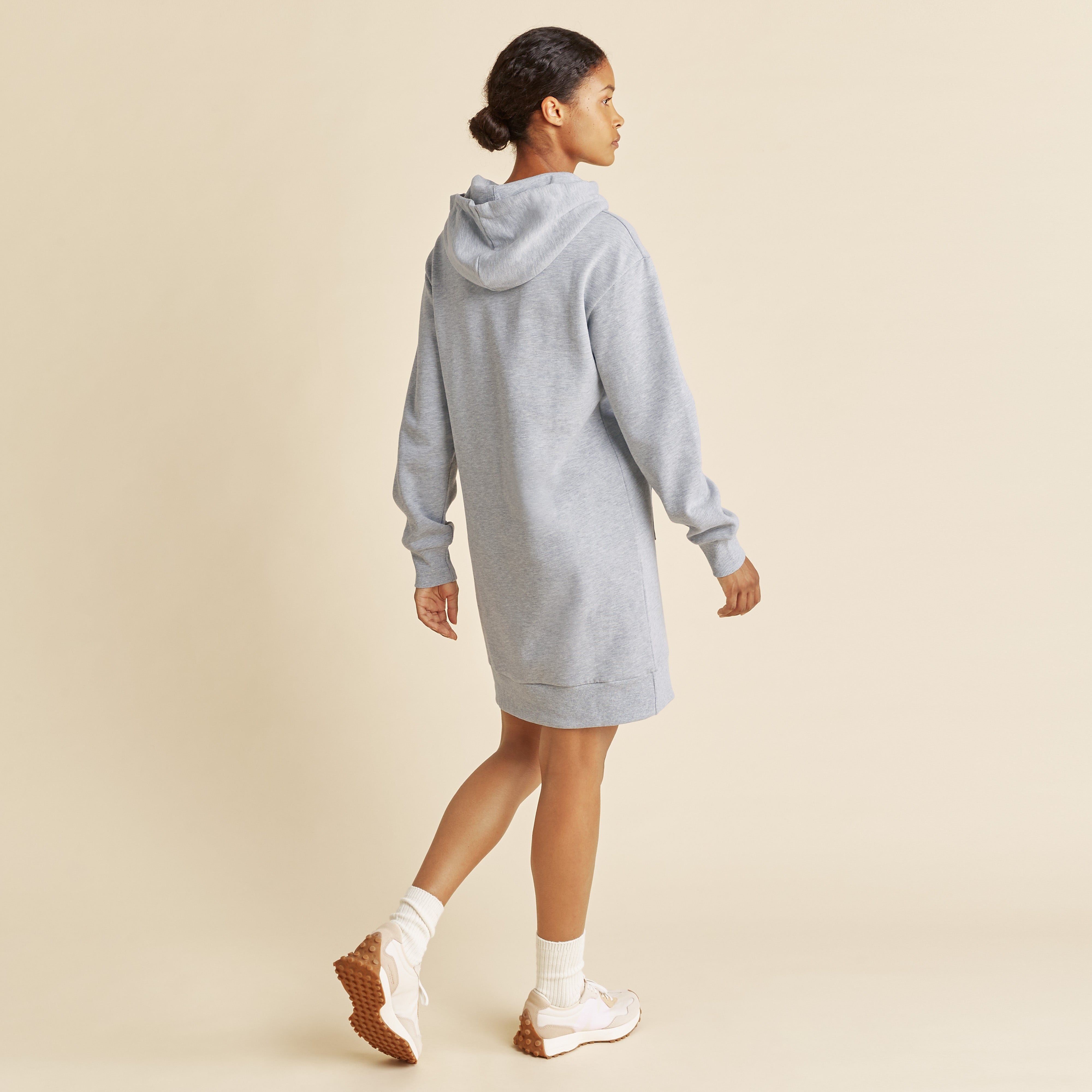Re-Loved Grey Kangaroo Pocket Sweat Dress - Size 14