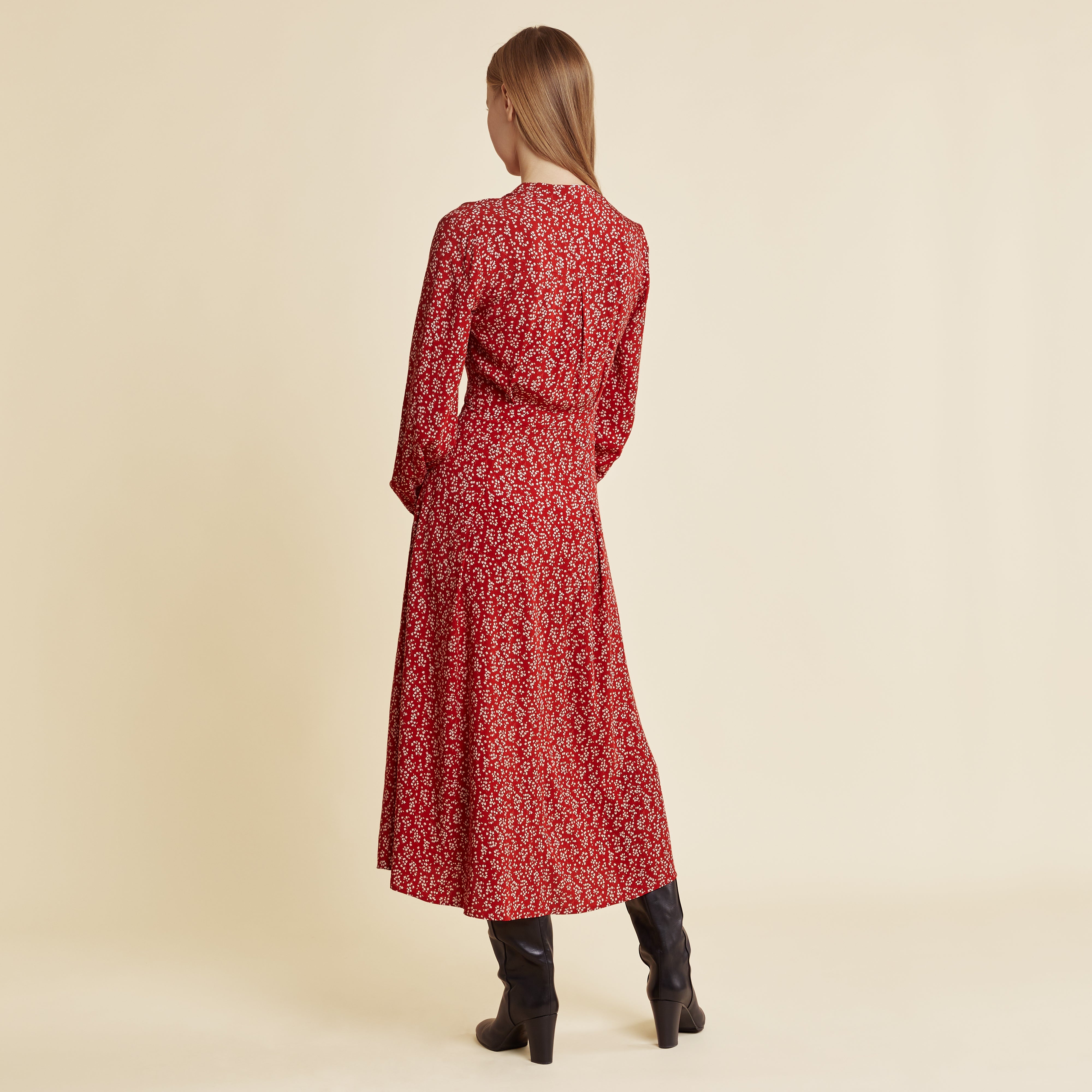 Re-Loved  Mini Tulip Print Shirtdress - Size 10