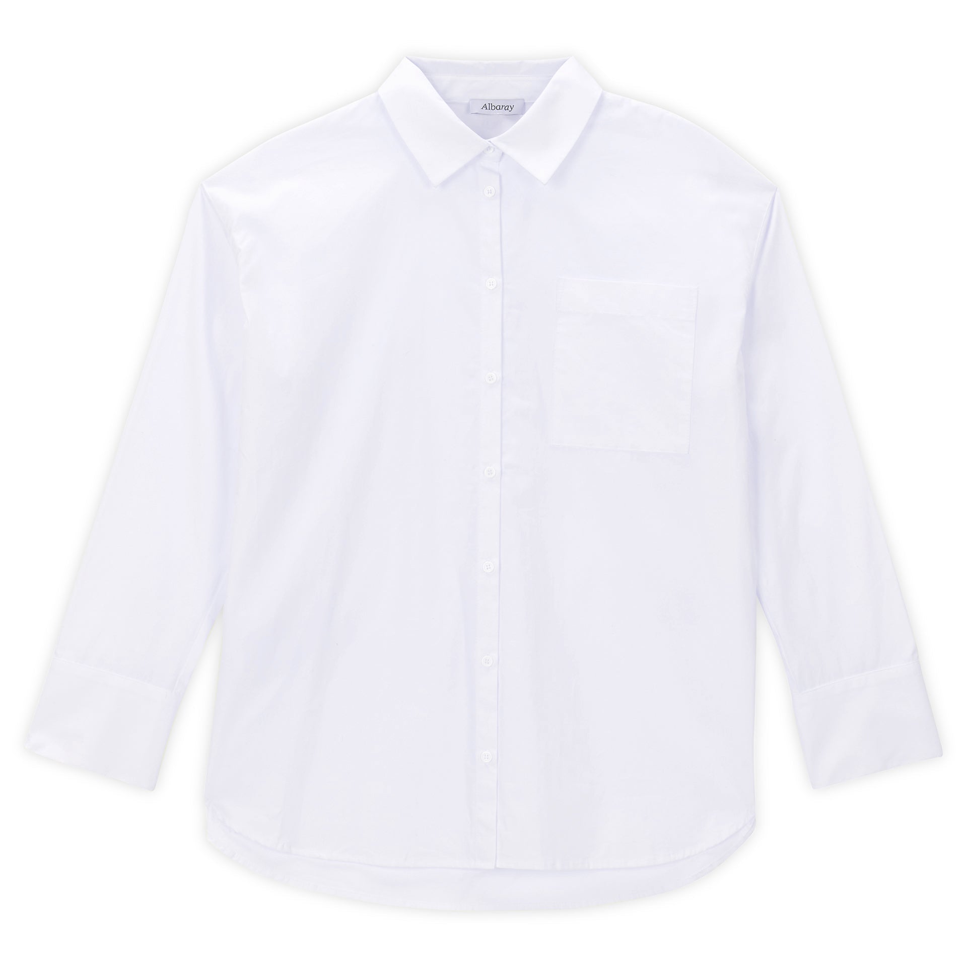 Re-Loved  White Organic Cotton Shirt - Size 16