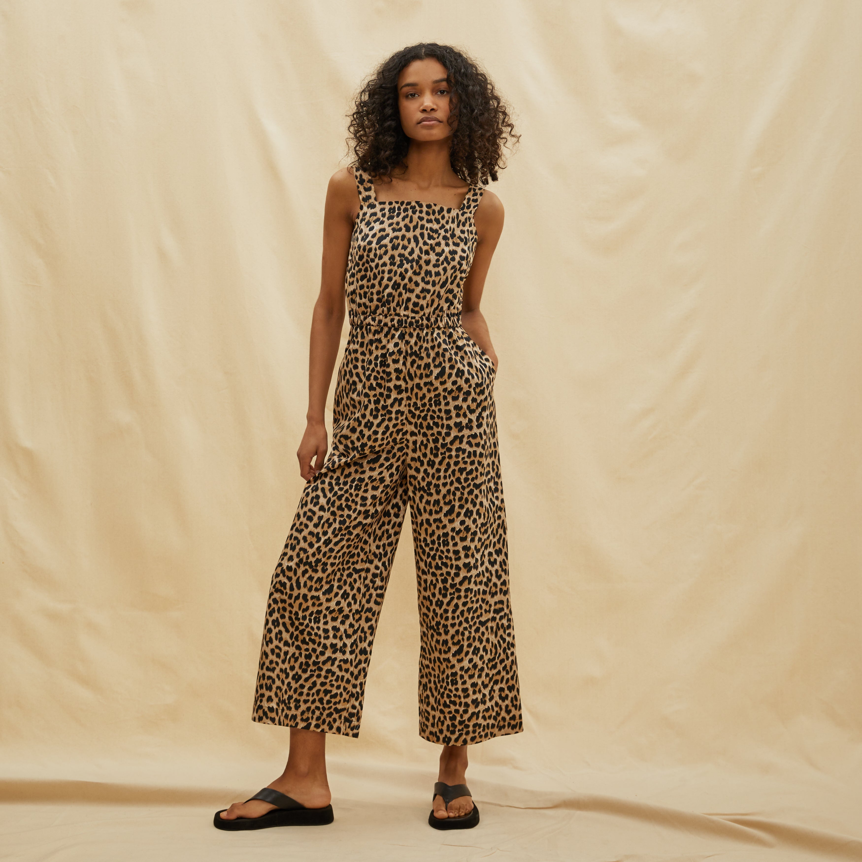 Re-Loved  Organic Cotton Animal Jumpsuit - Size 18