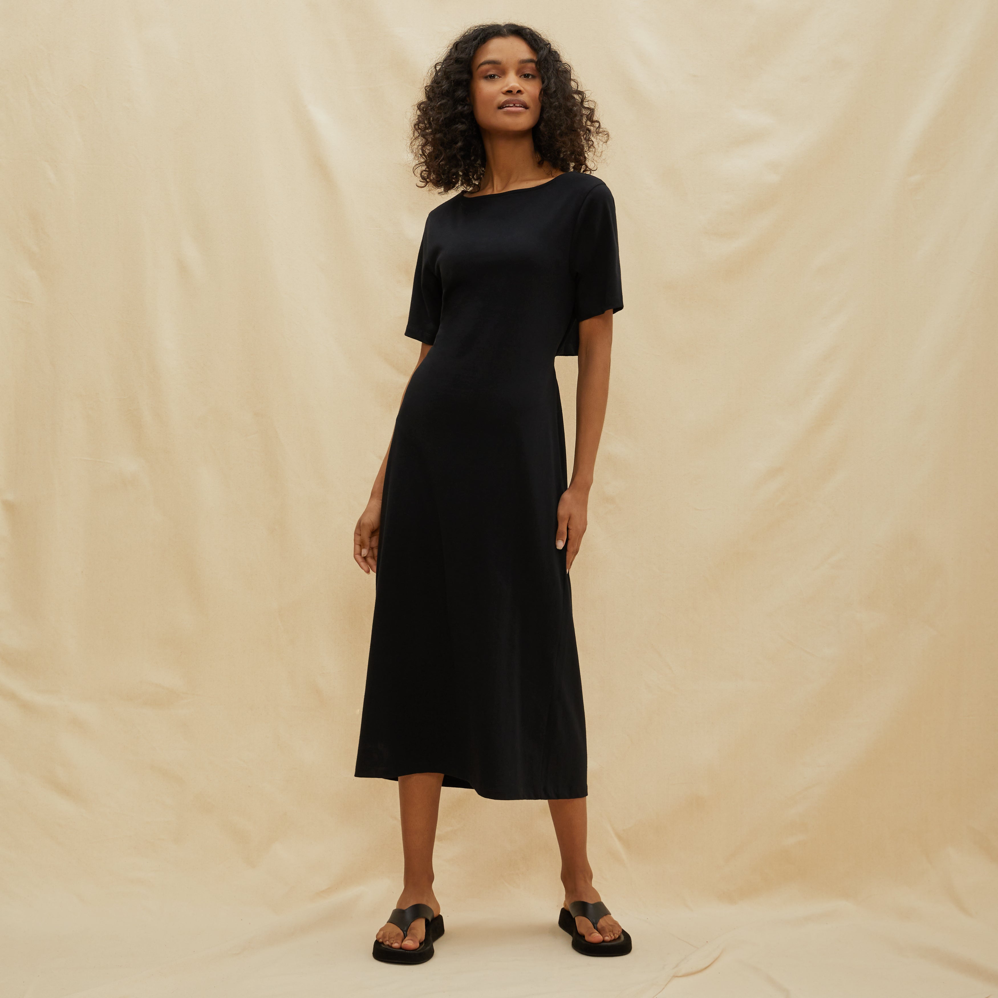 Re-Loved Open Back T Shirt Dress - Size 14
