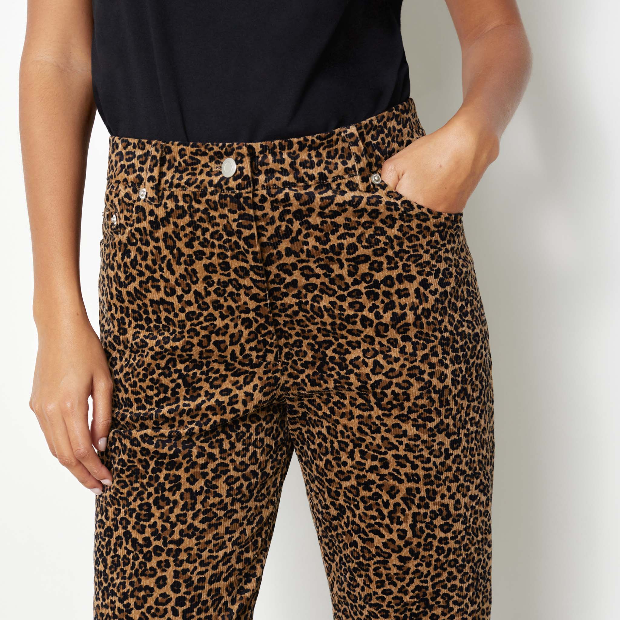 Animal Cord Trousers