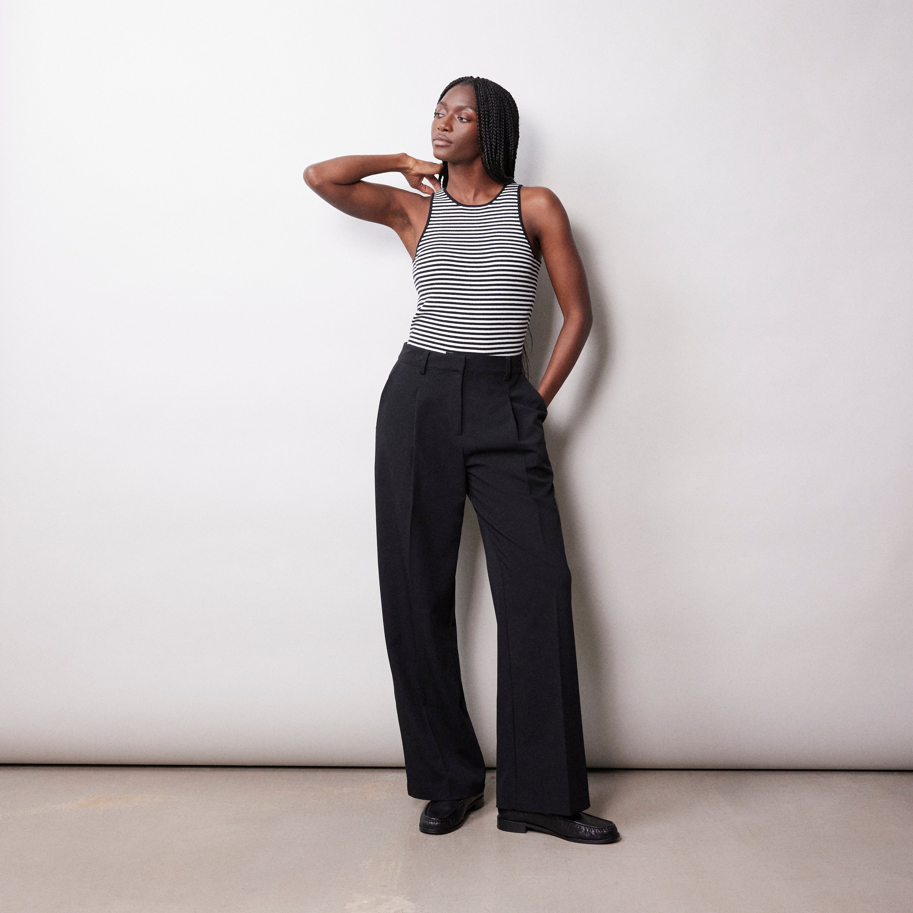Re-Loved  Pleat Front Trousers - Size 18