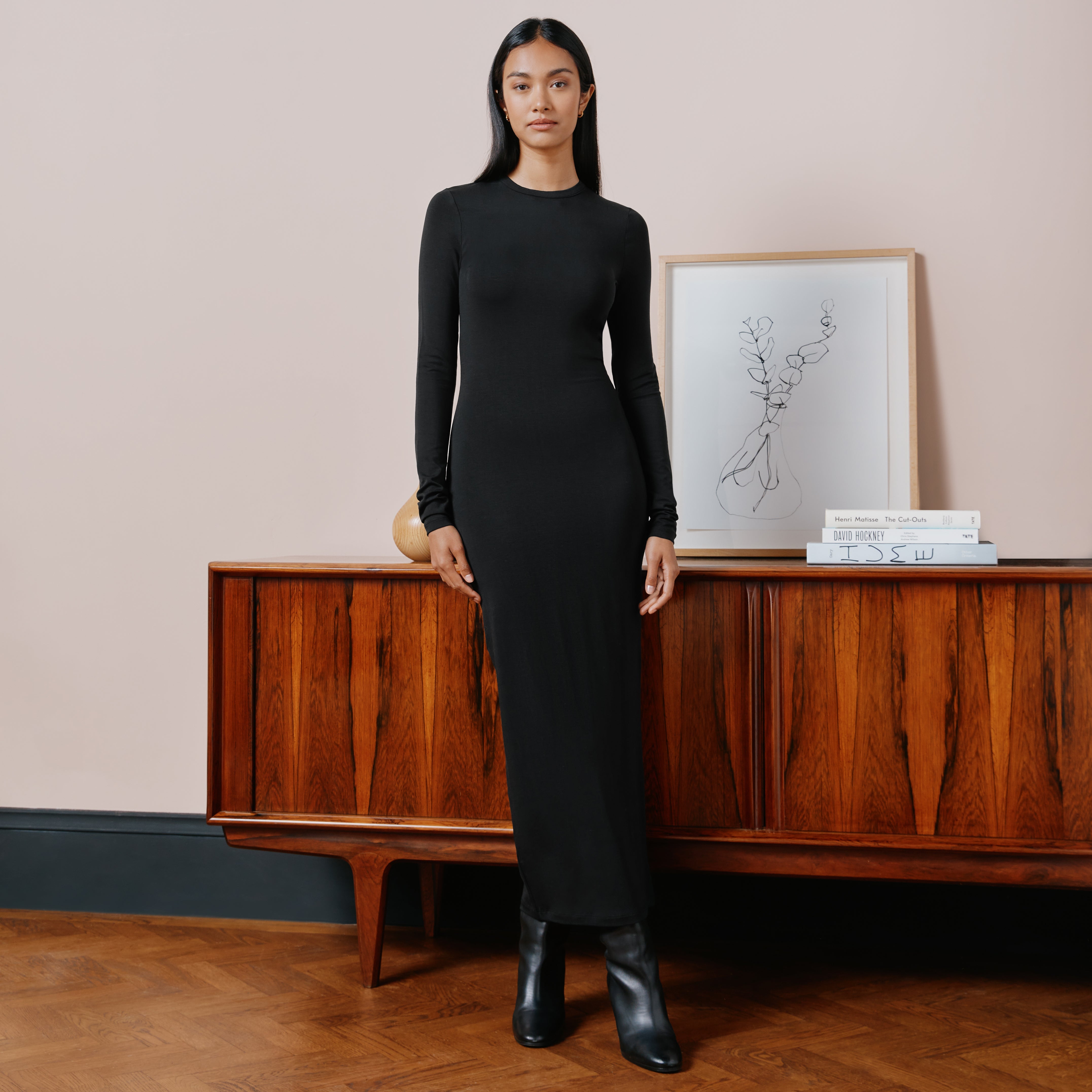 Re-Loved  Maxi Column Jersey Dress - Size 14