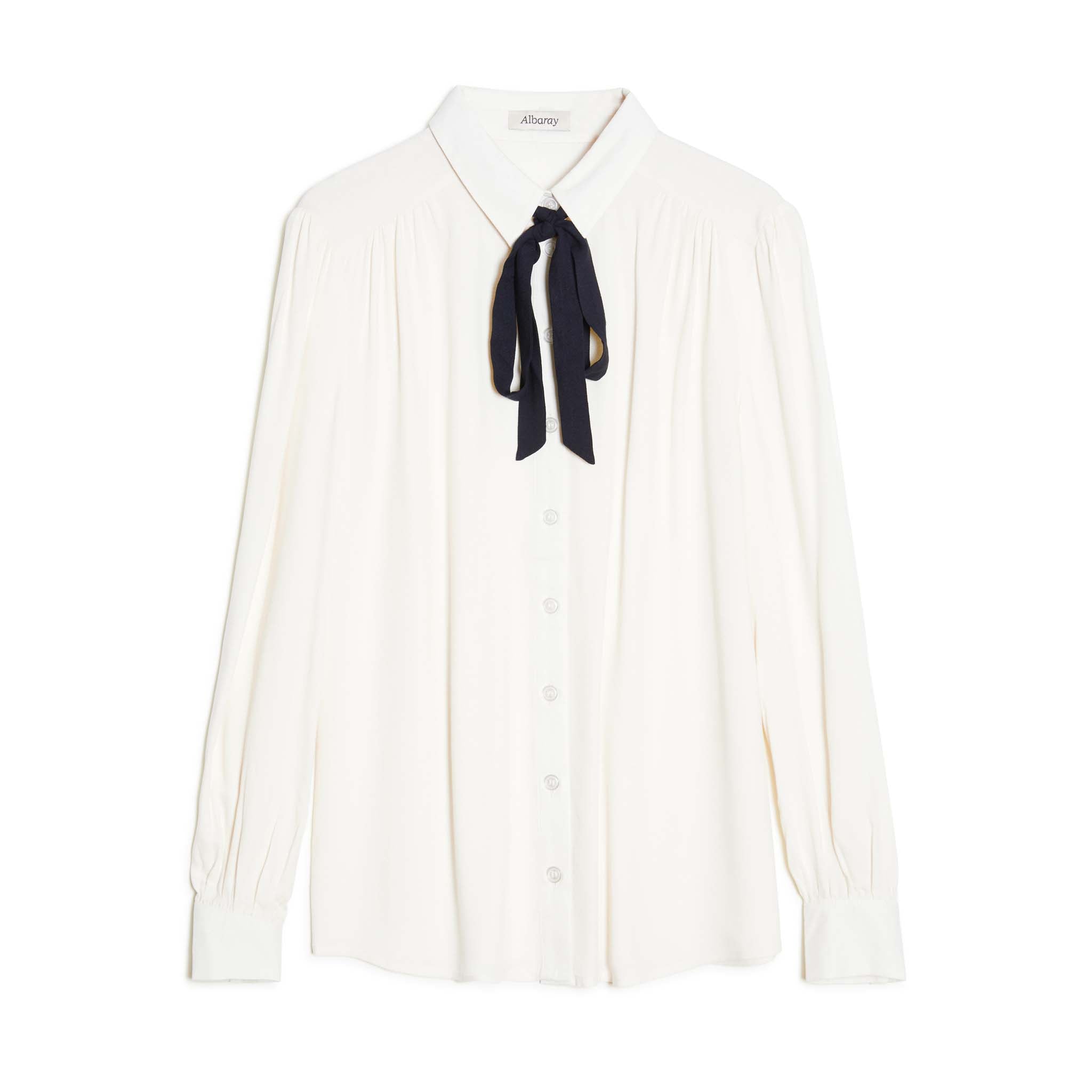 Re-Loved Tie Neck Blouse Size 14