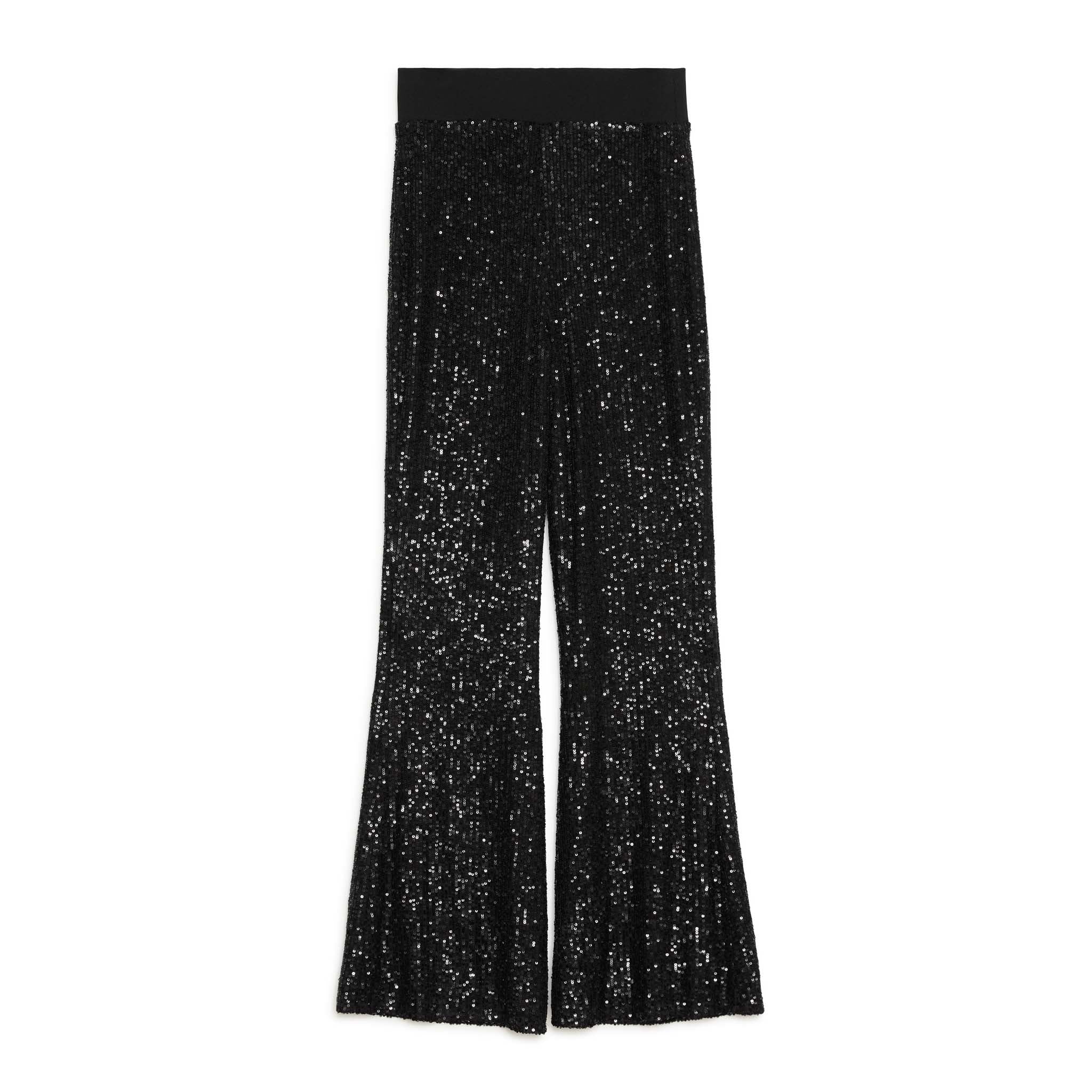 Flared Sequin Trousers Sustainable Womenswear Albaray