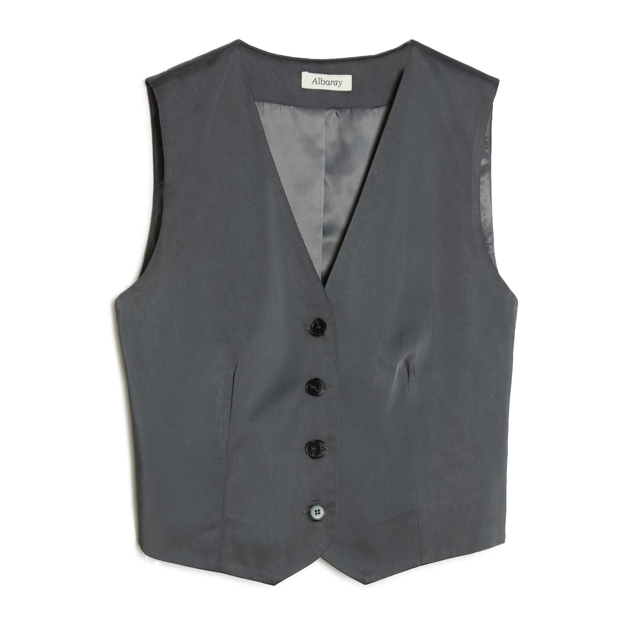Re-Loved Satin Waistcoat - Size 14
