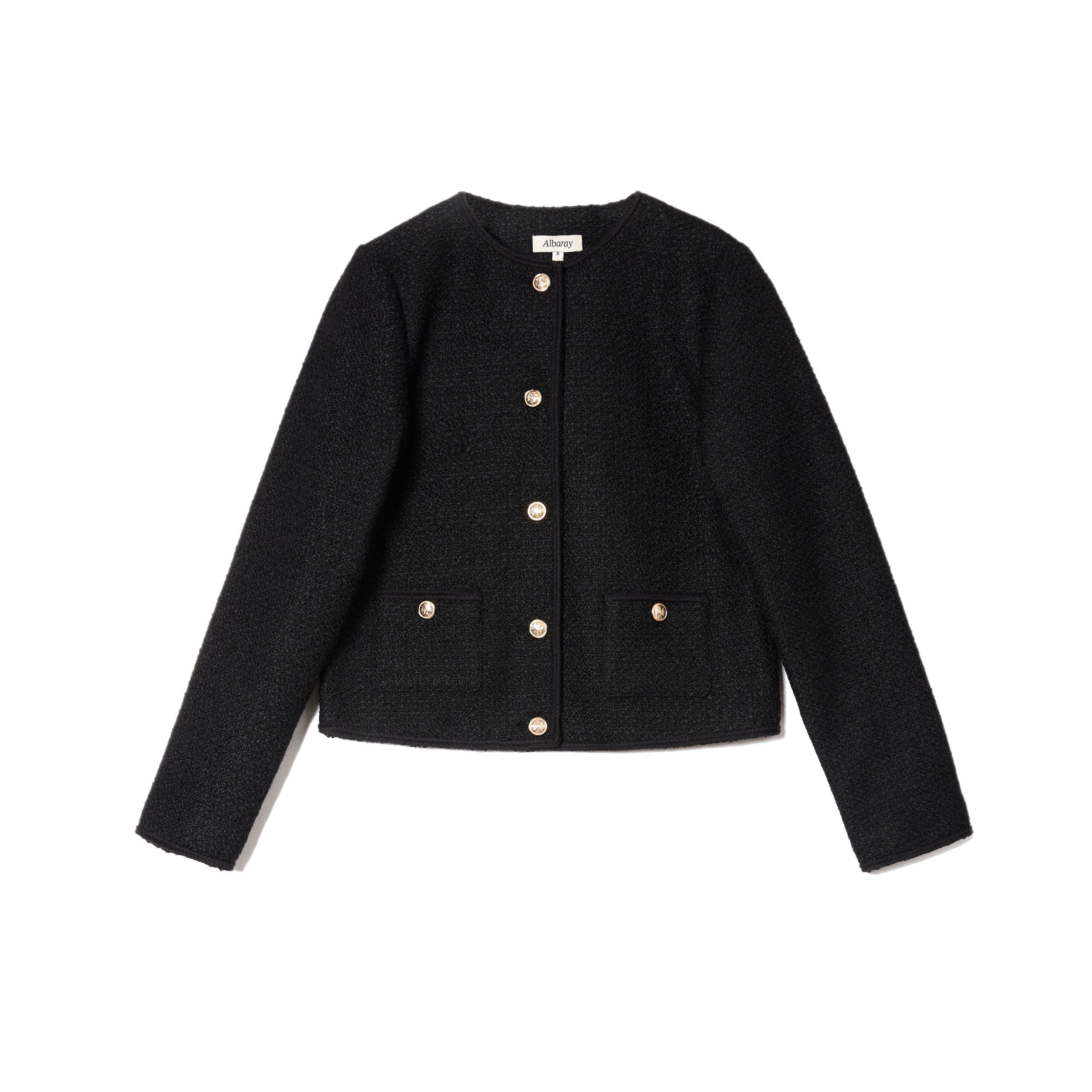 Black Tweed Jacket | Sustainable Womenswear | Albaray