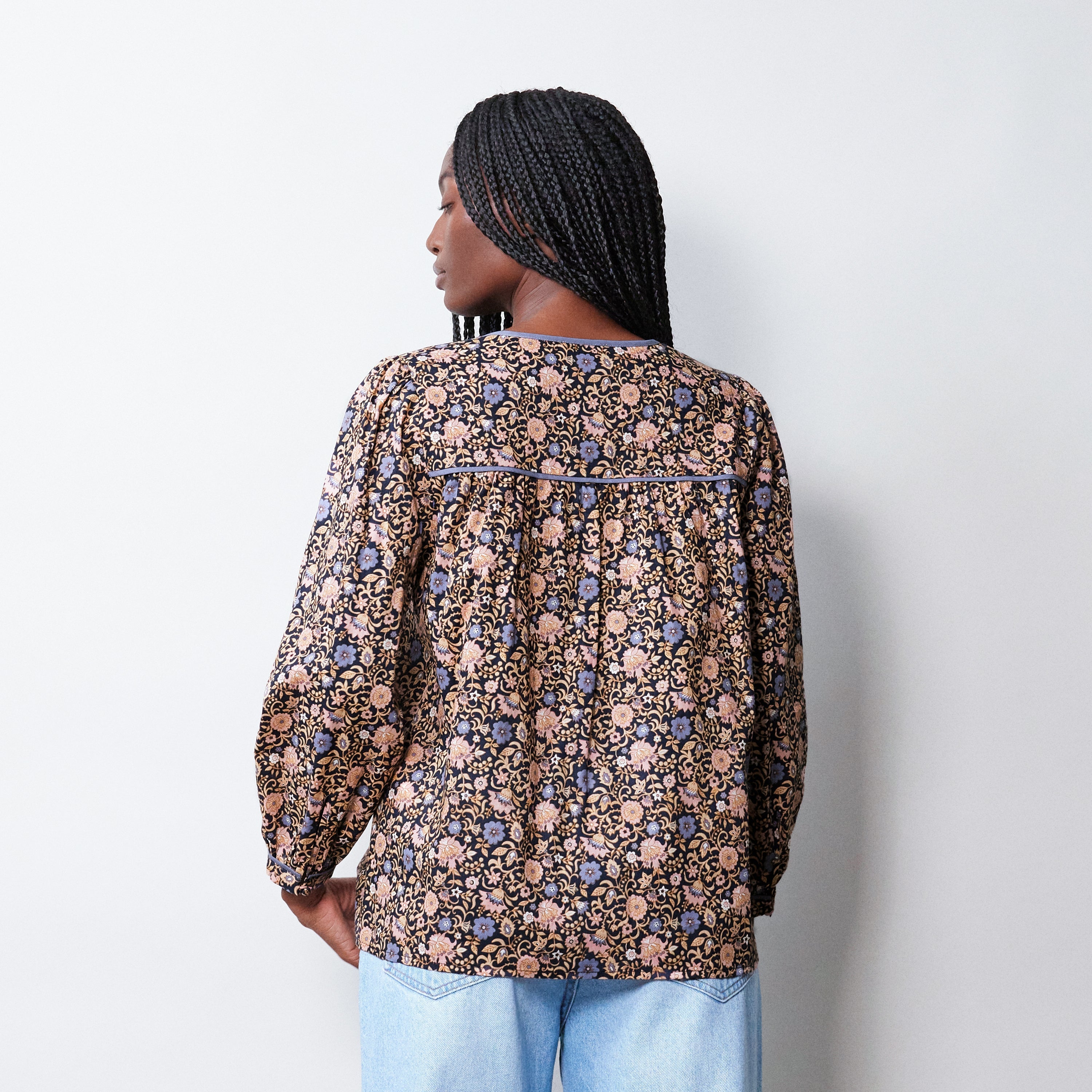 Re-Loved  Floral Print Blouse - Size 10