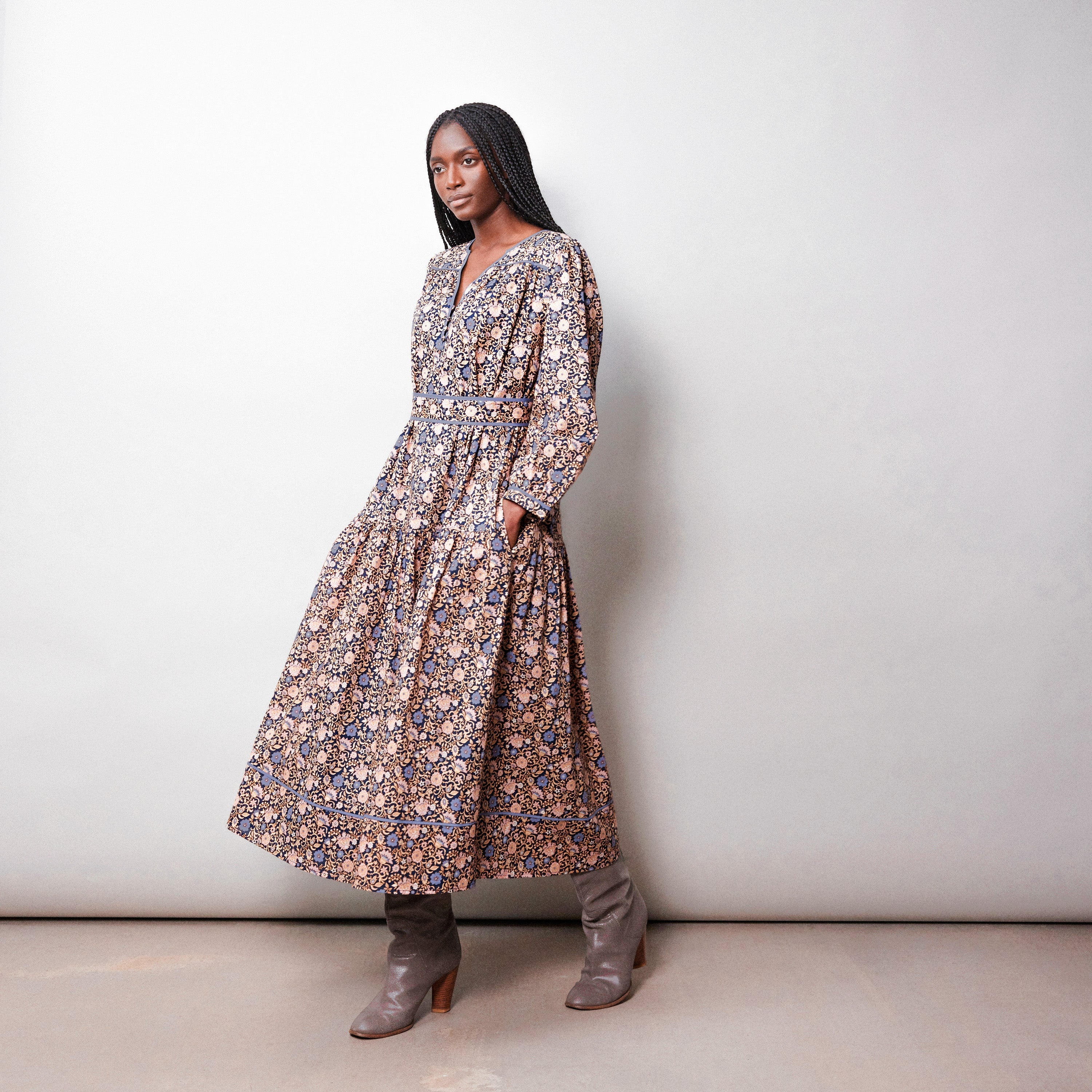 Re-Loved Floral Print Dress - Size 12