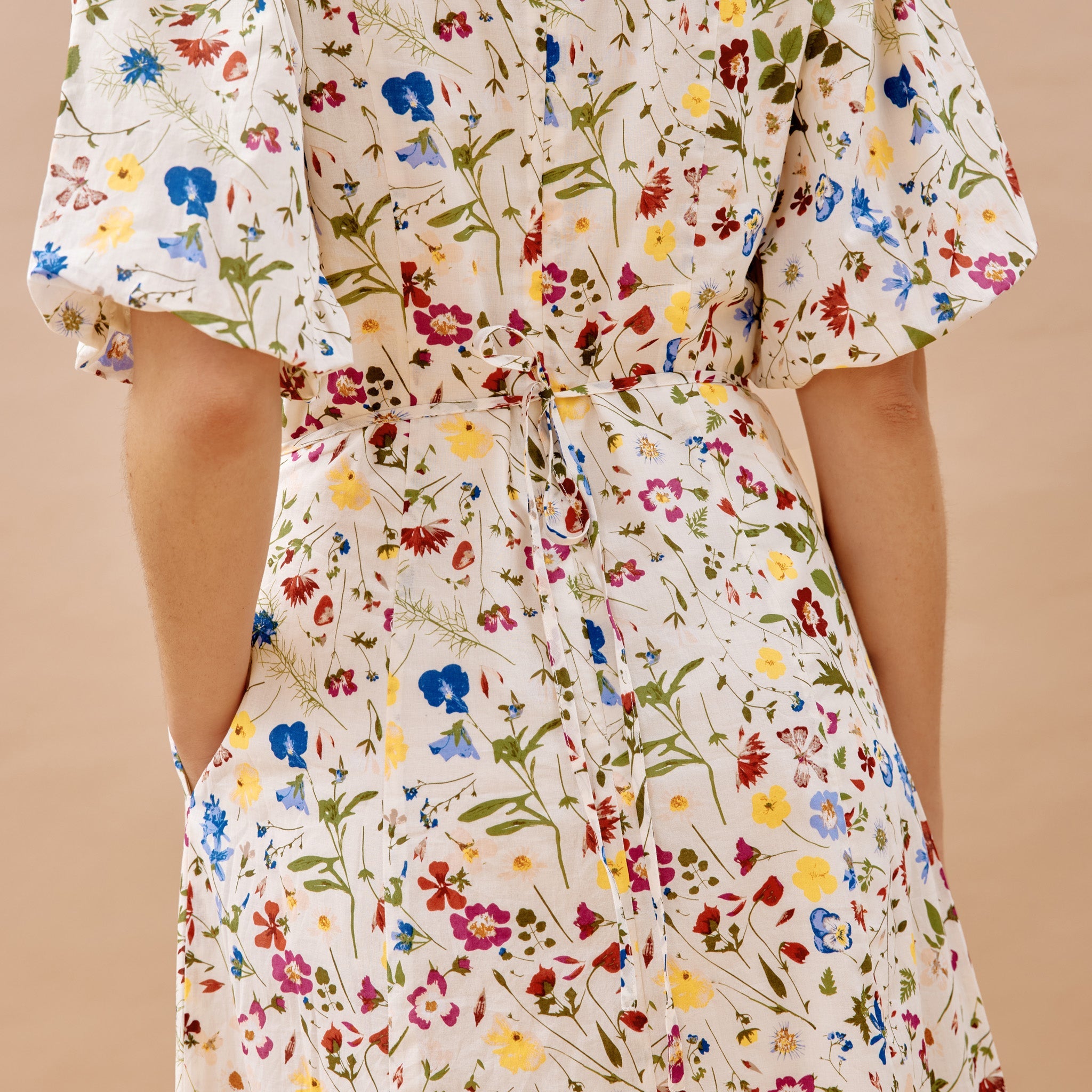 Re-Loved Buttercup Pressed Floral Maxi Dress - Size 10