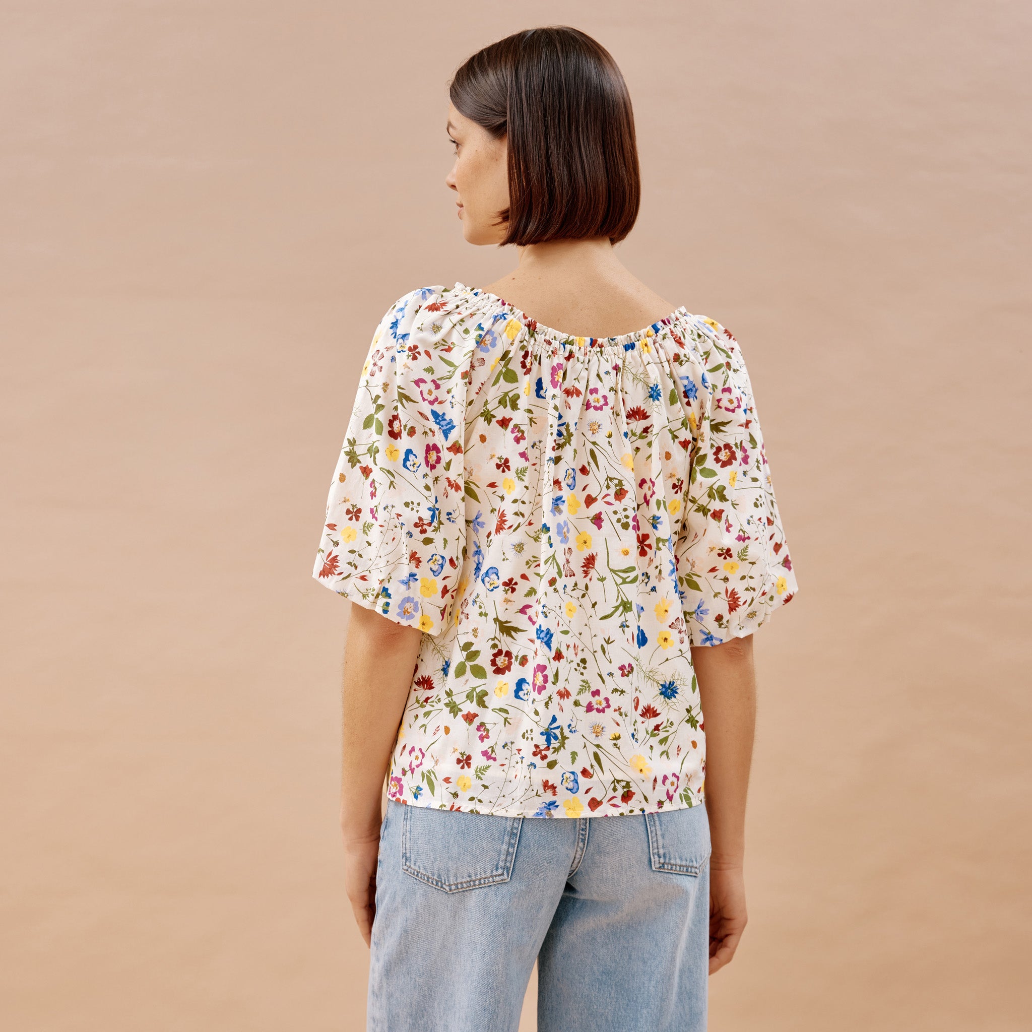 Buttercup Pressed Floral Top