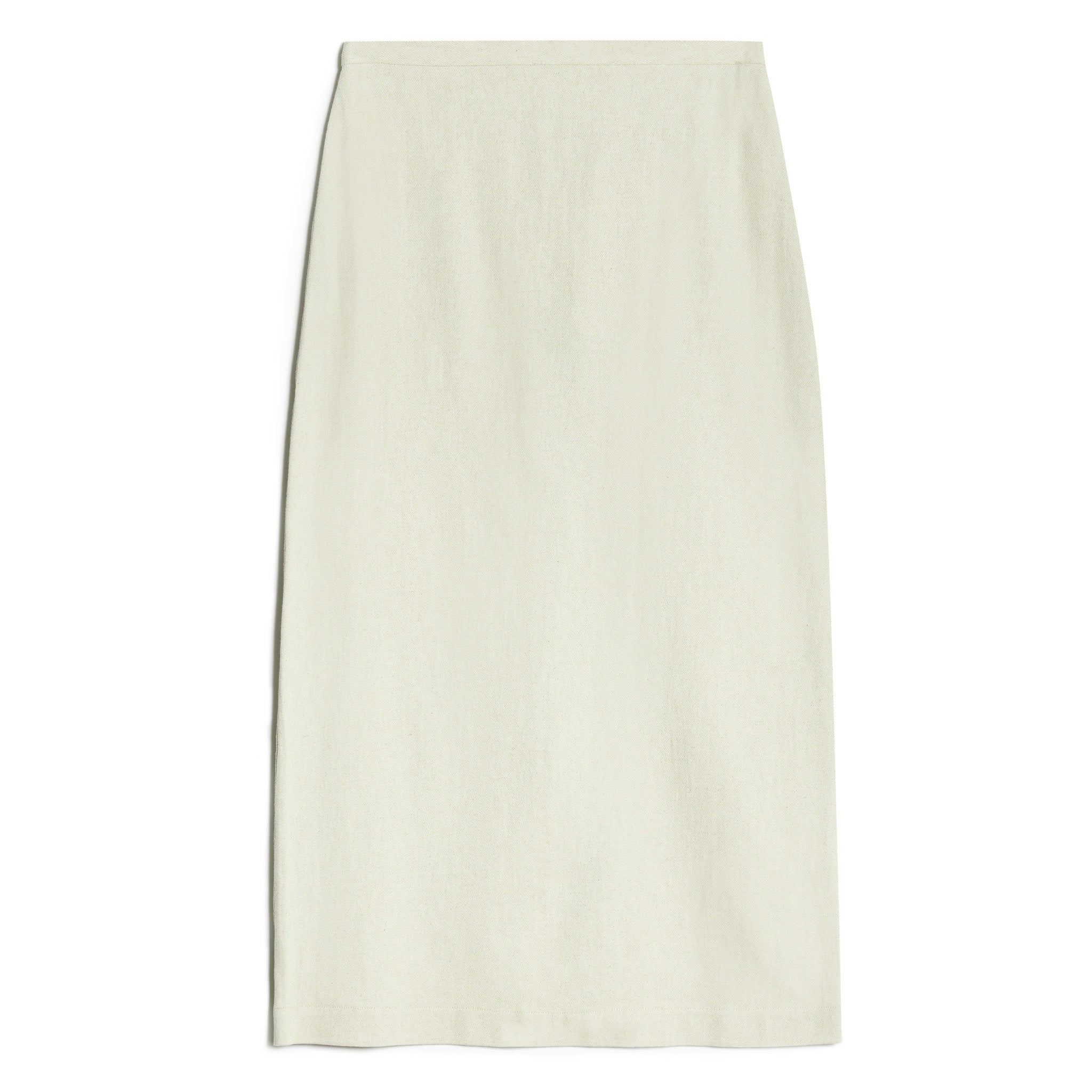 Linen Twill Pencil Skirt Sustainable Womenswear Albaray