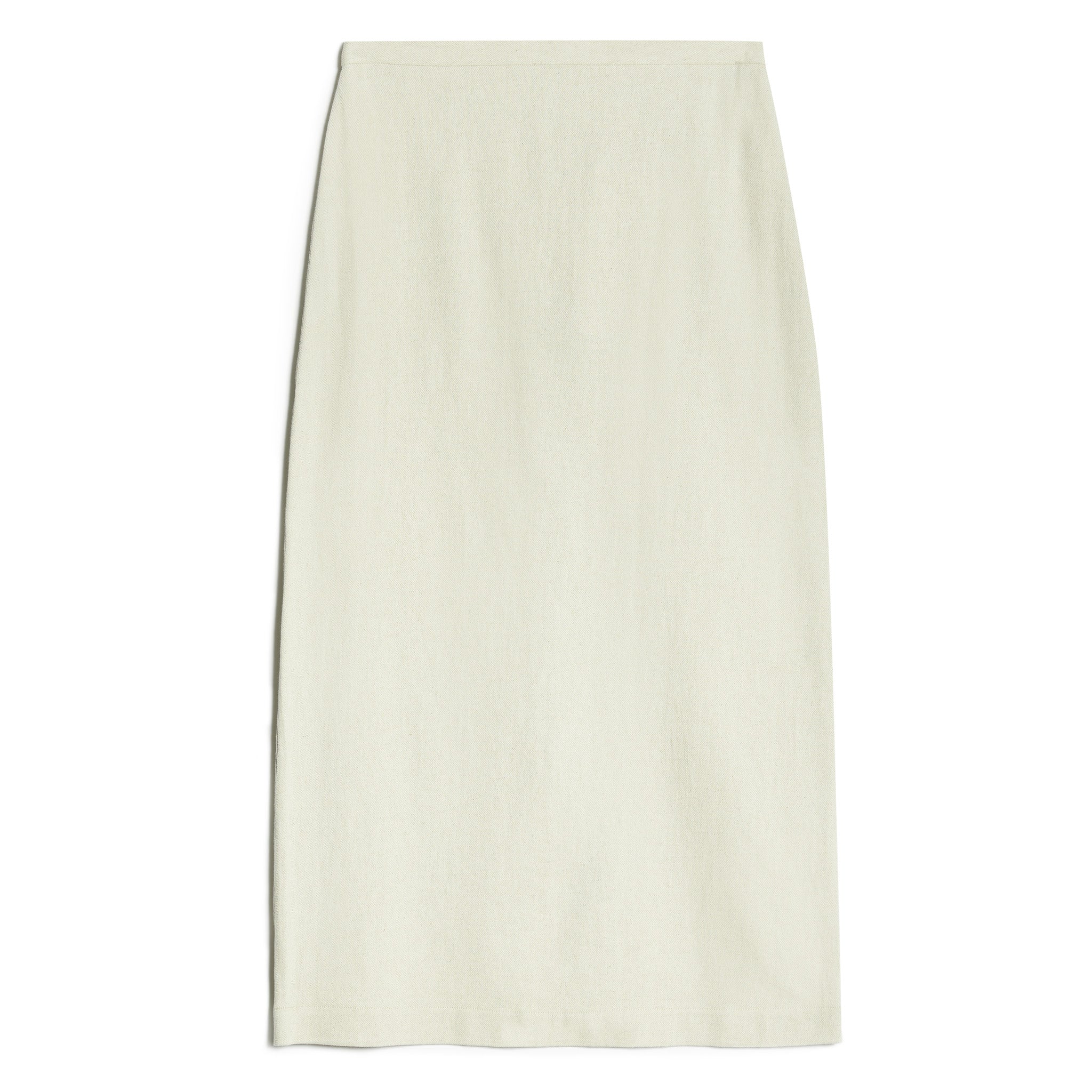 Linen Twill Pencil Skirt