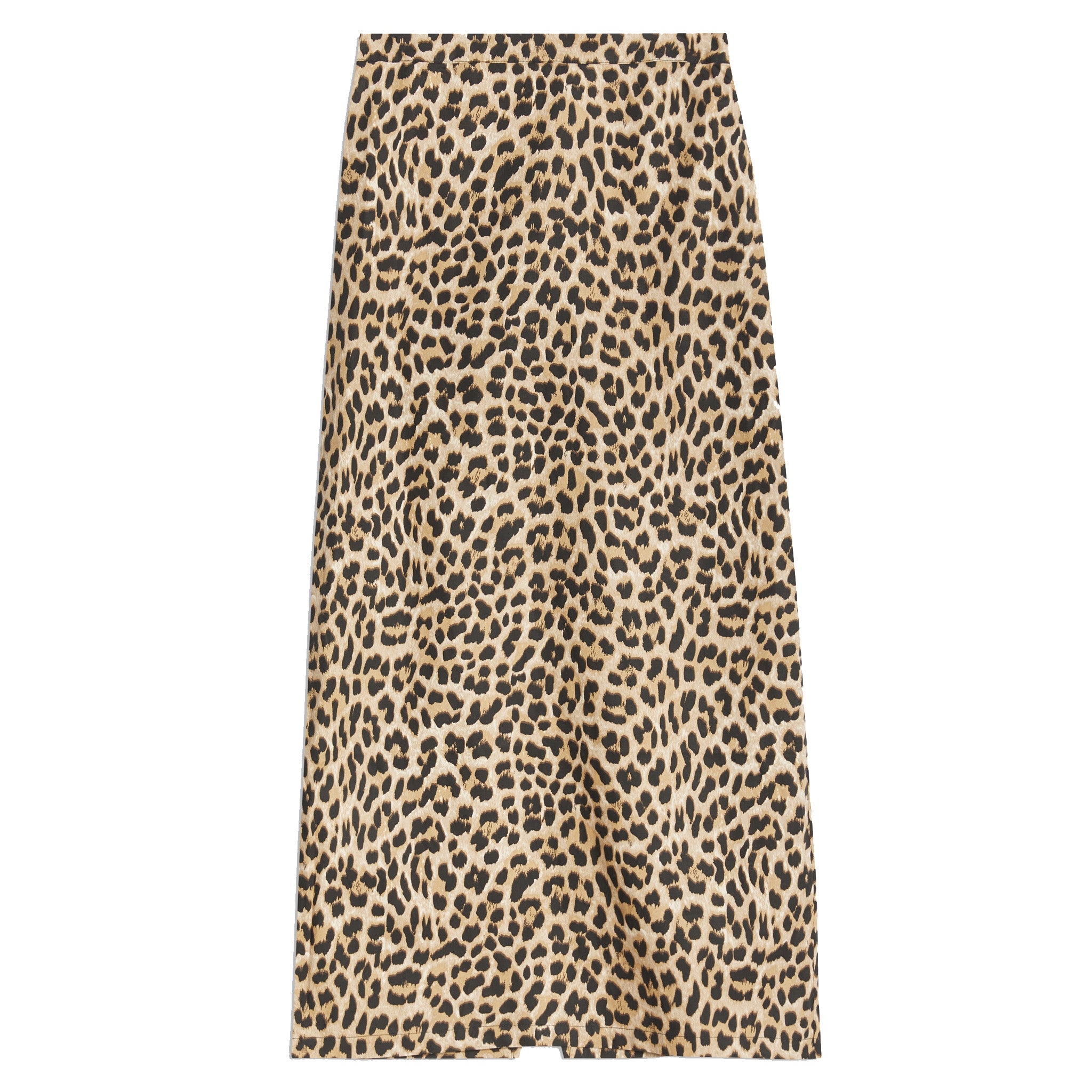 Animal Cotton Midi Skirt