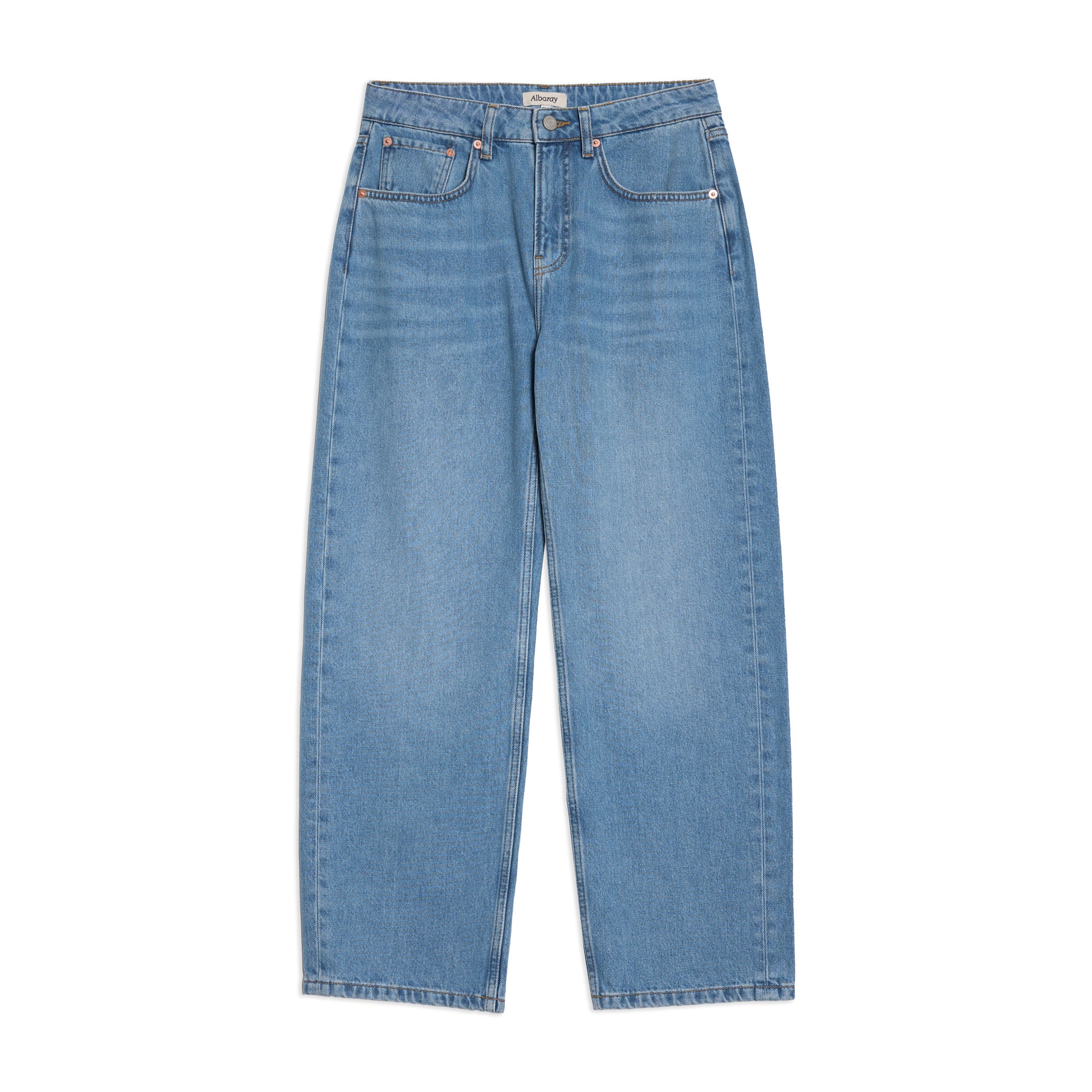 Dark Wash Relaxed Jeans