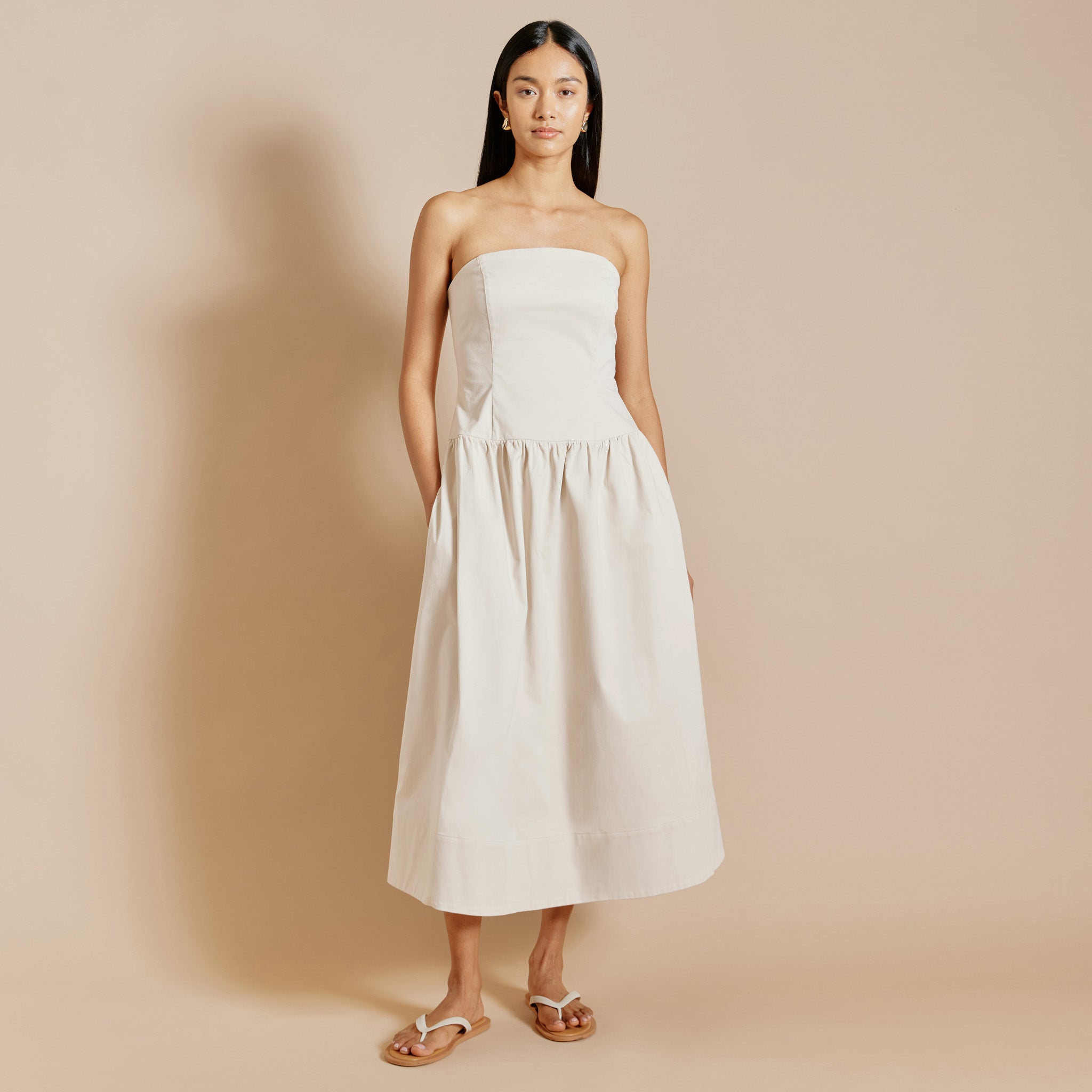 Re-Loved Drop Waist Bandeau Dress - Size 10