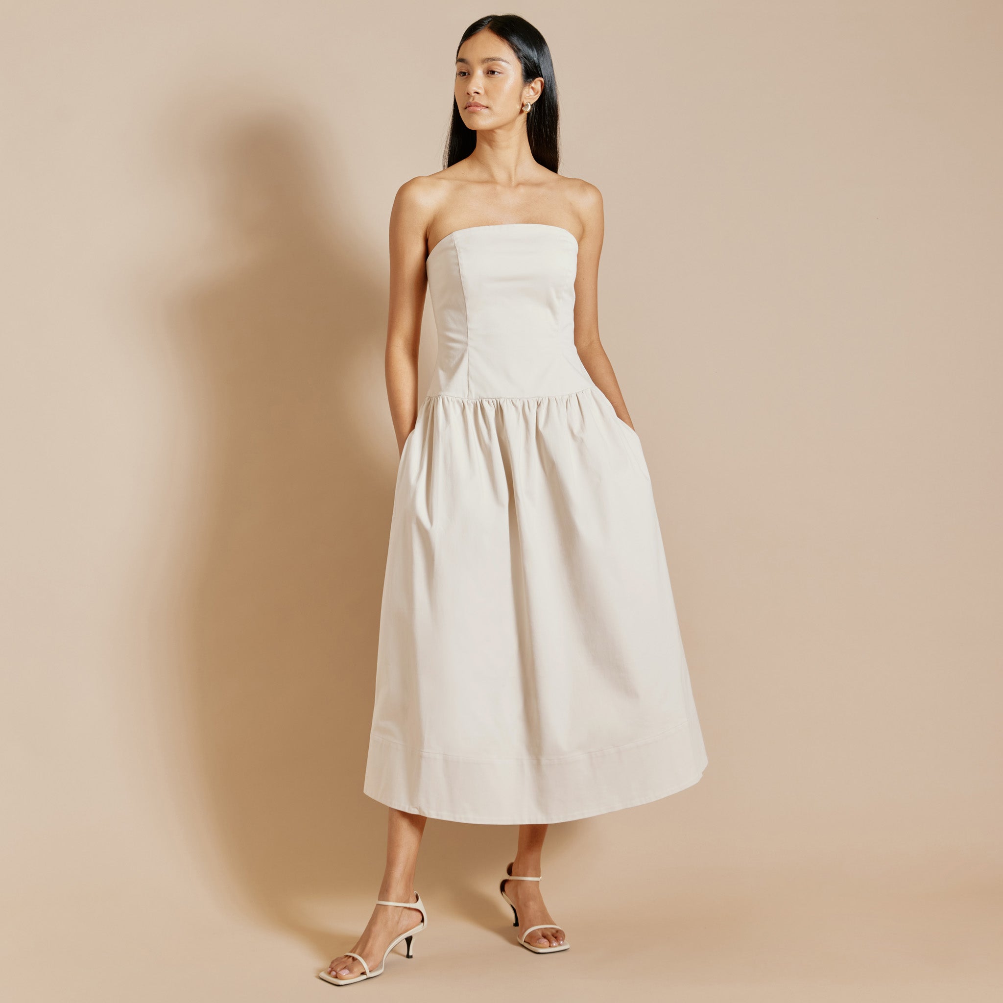 Re-Loved Drop Waist Bandeau Dress - Size 12