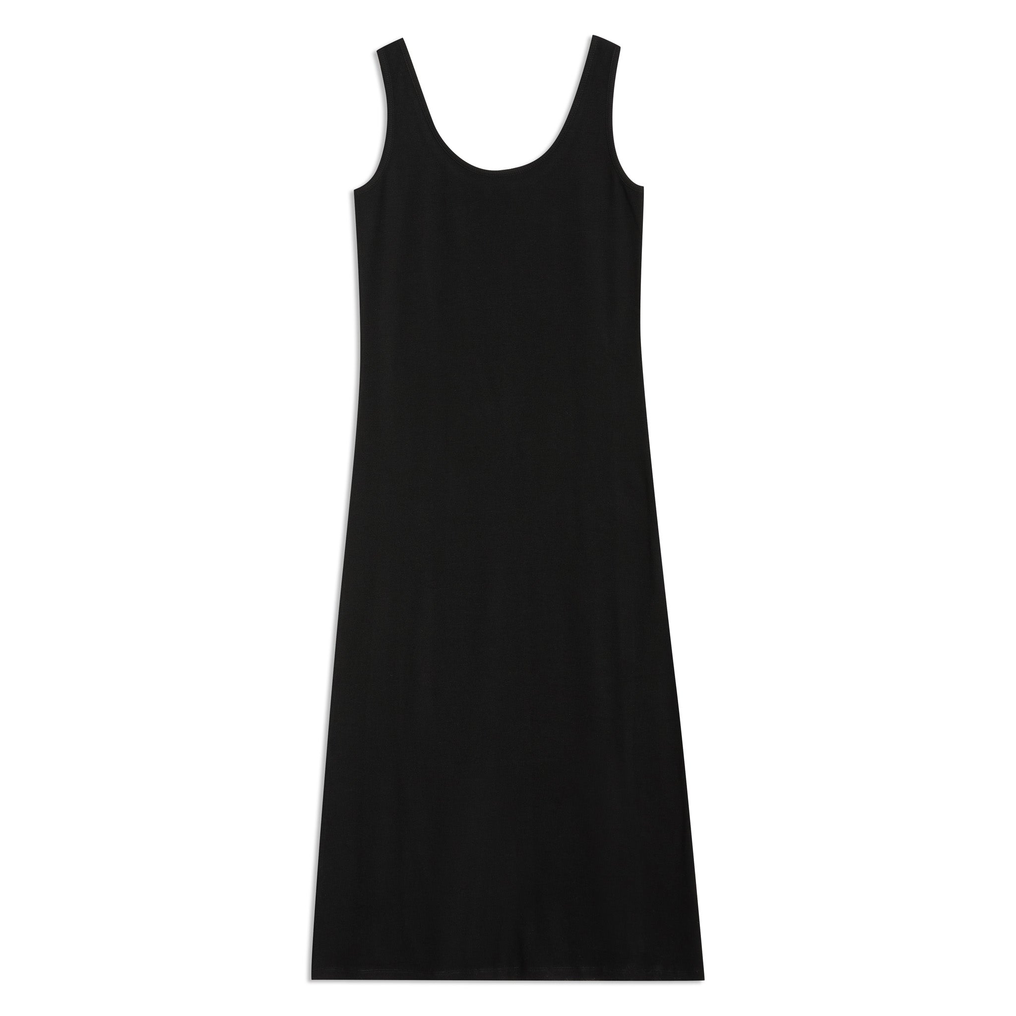 Black jersey vest dress hotsell