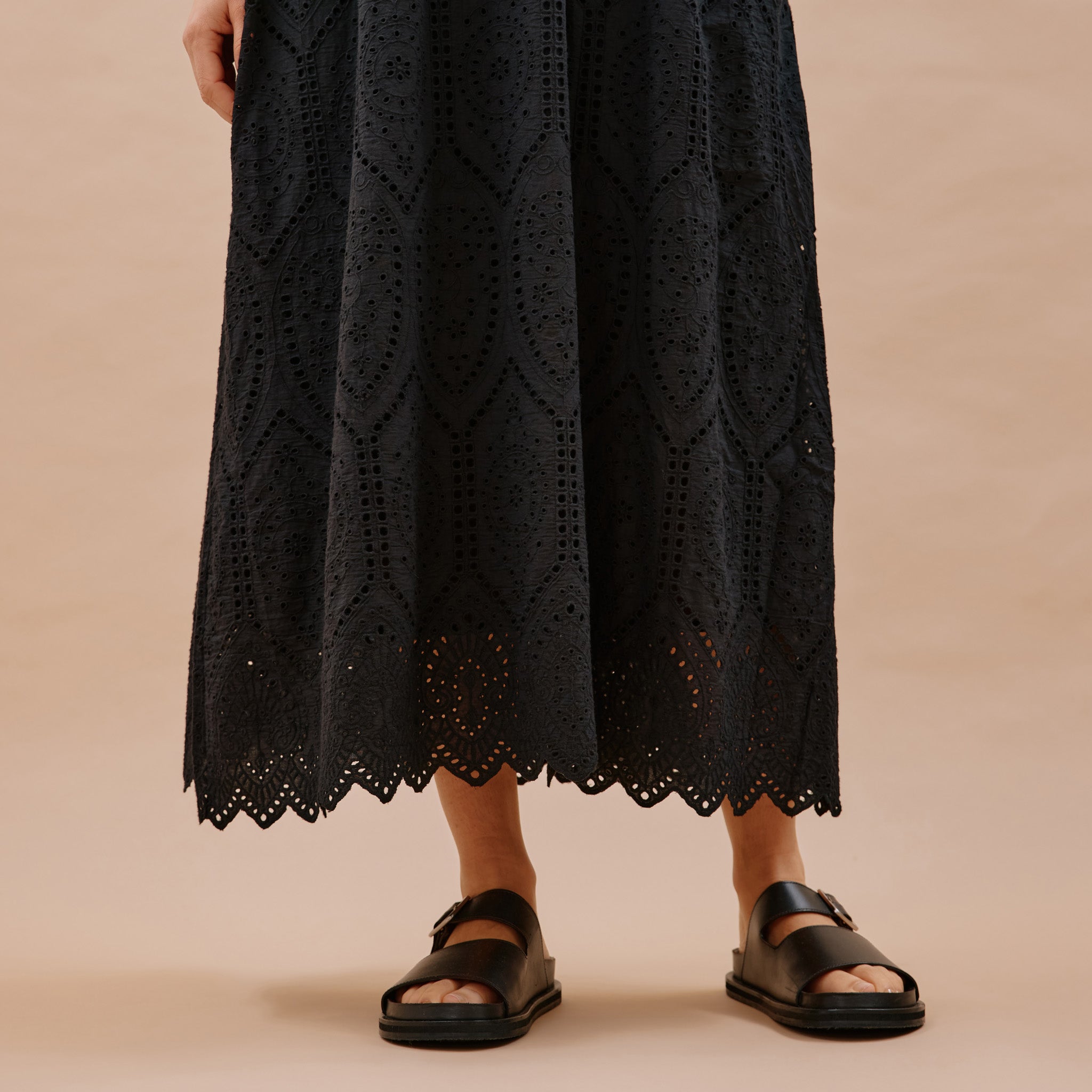 Re-Loved  Jersey & Embroidery Dress - Size 8