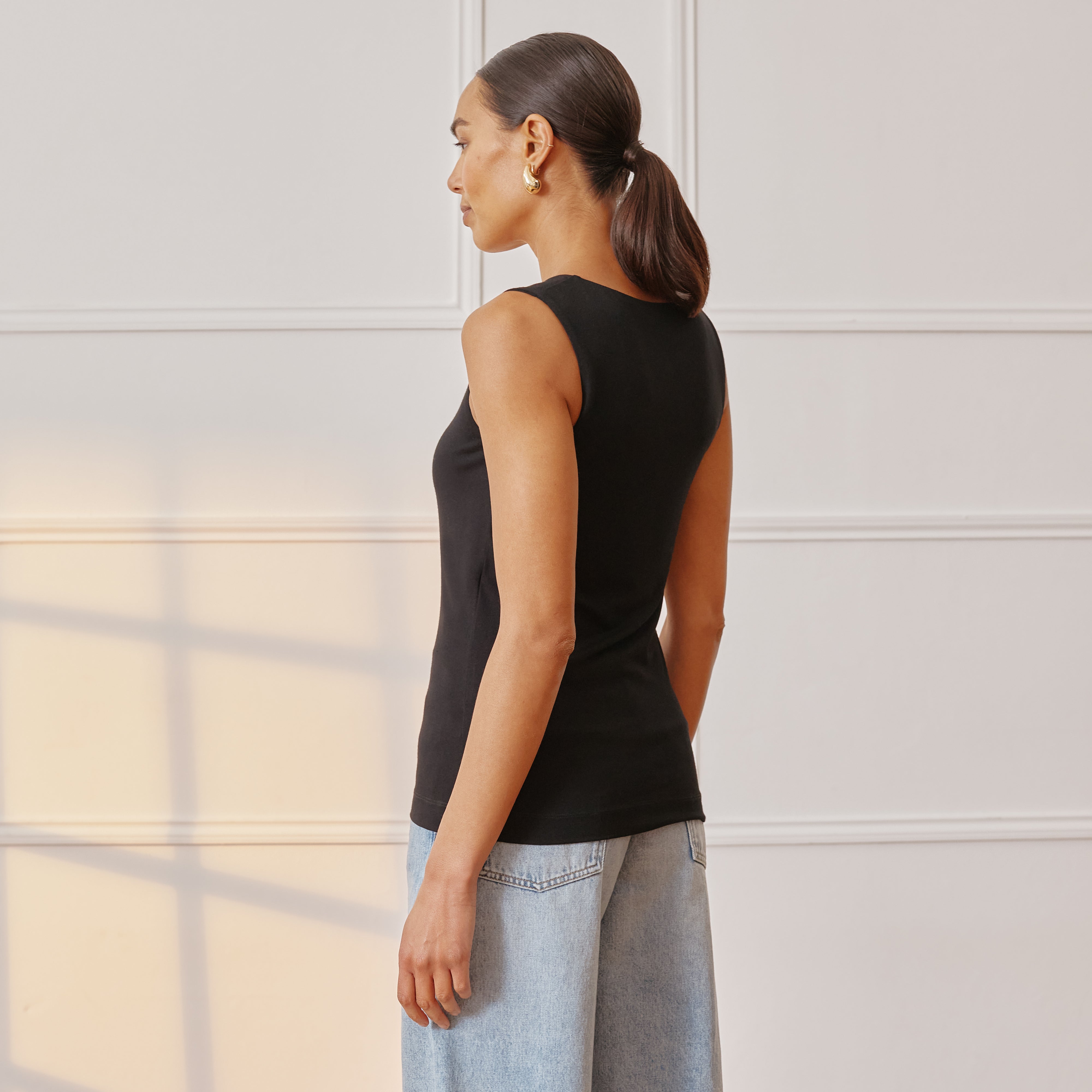 Re-Loved  Square Neck Vest - Size 14