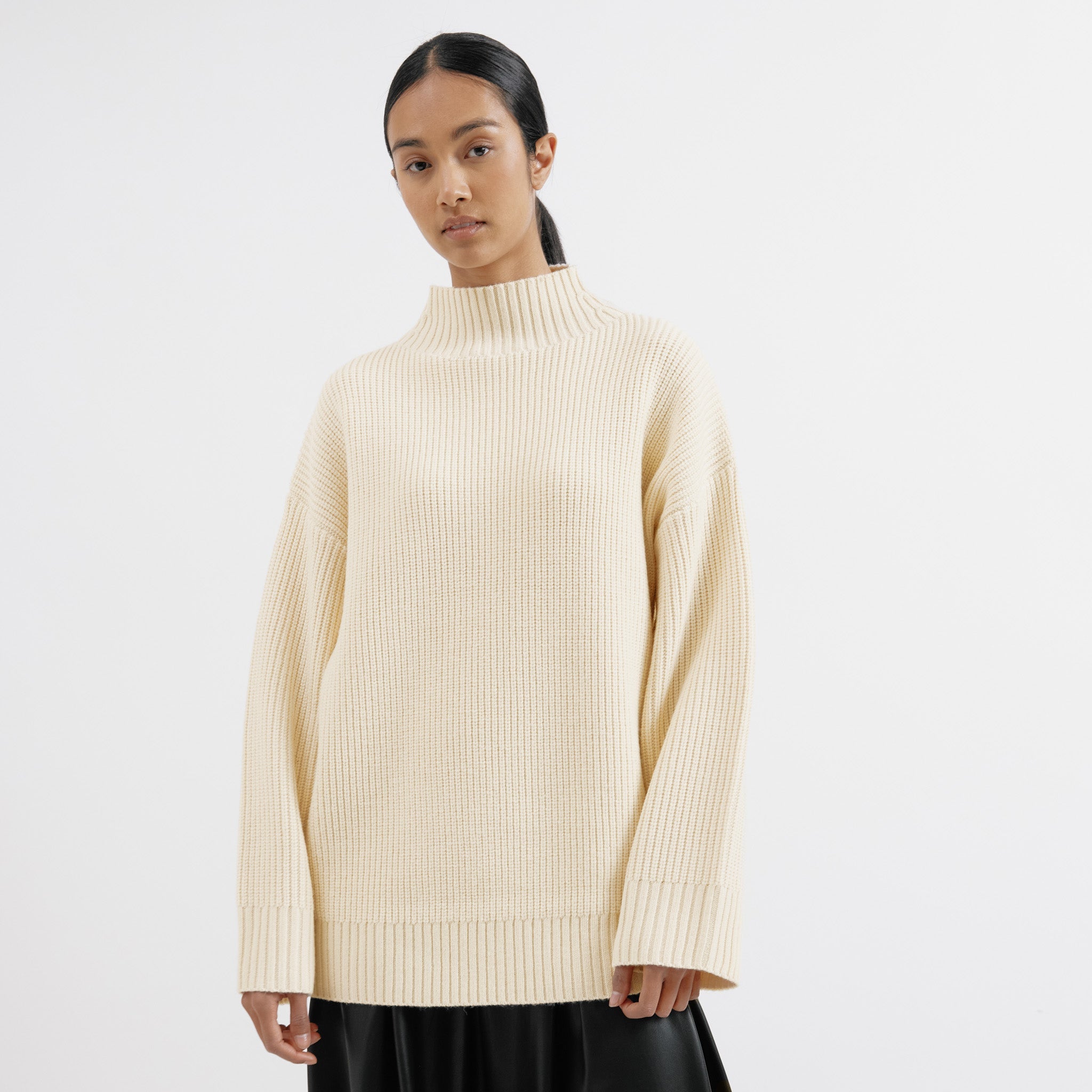 Re-Loved  Fishermans Rib Jumper - Size 14