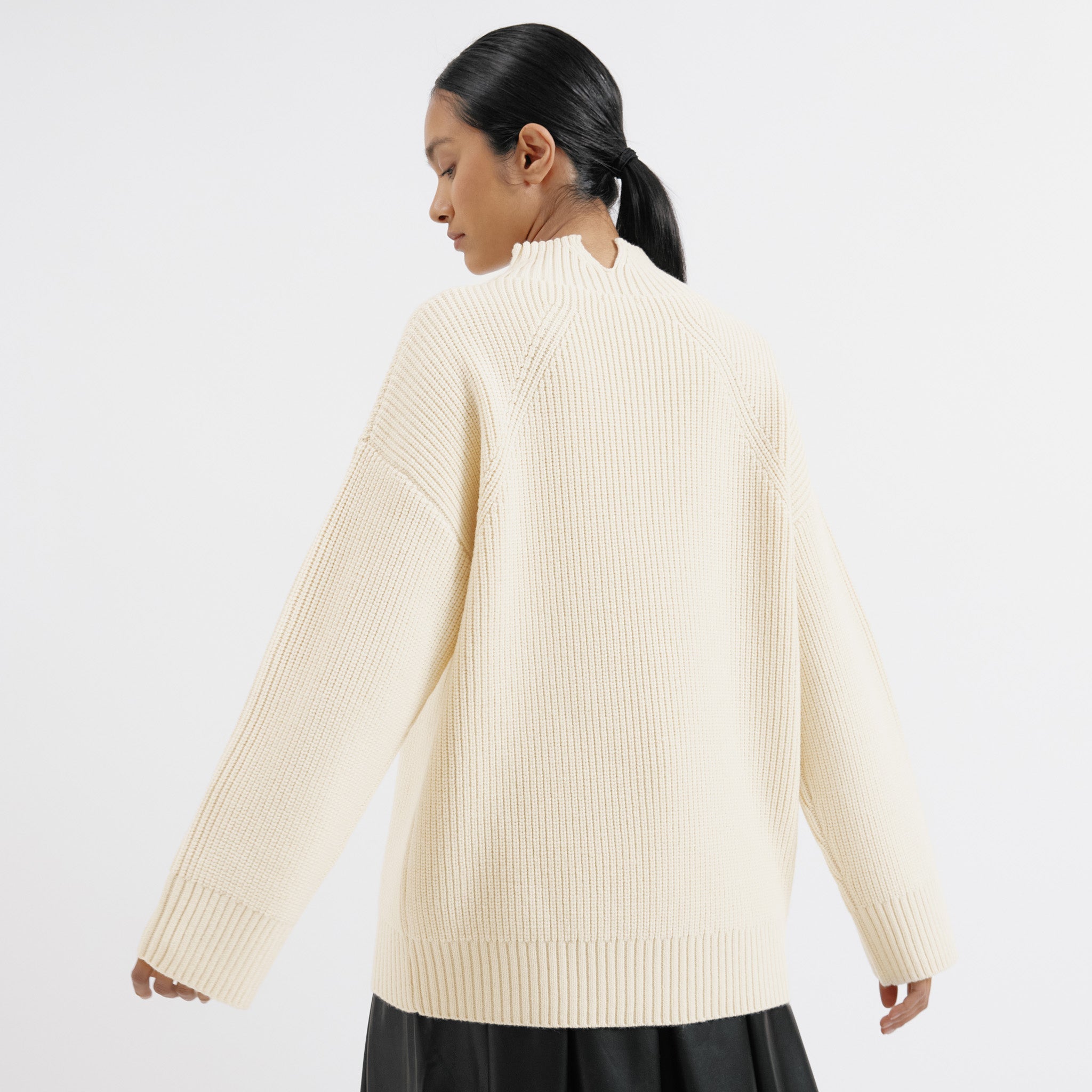 Re-Loved  Fishermans Rib Jumper - Size 14