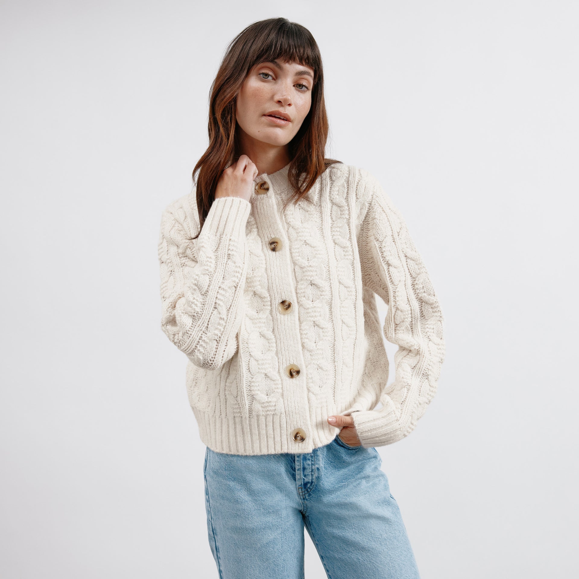 Cable Cardigan