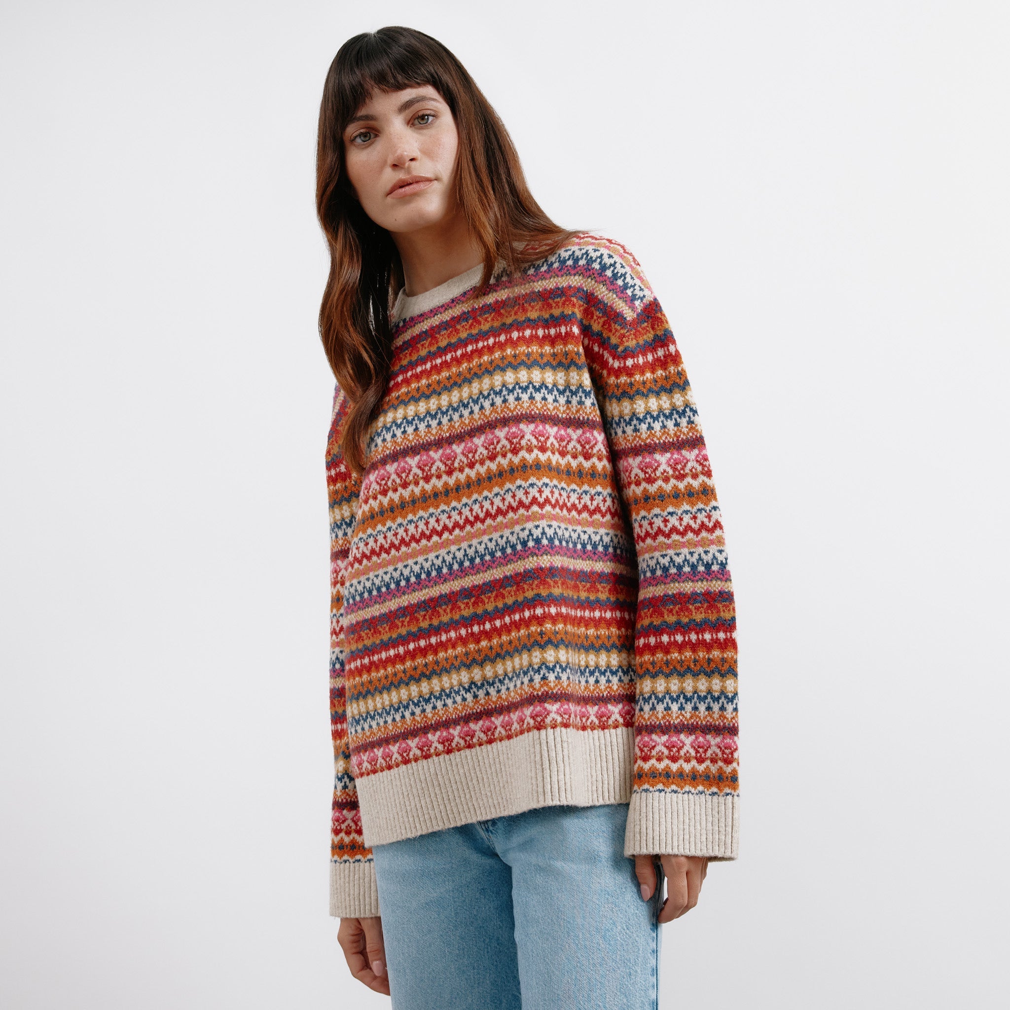 Re-Loved Fair Isle Jumper - Size 16