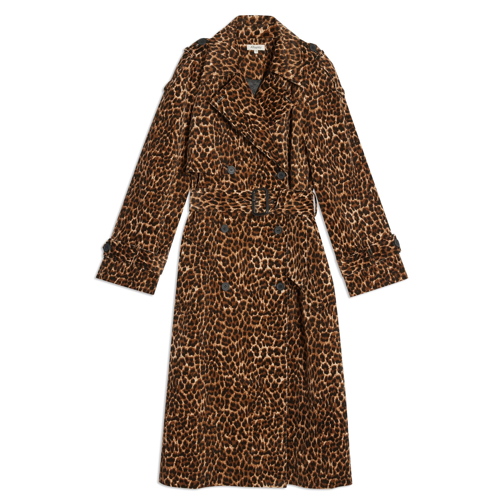 Re-Loved Animal Cord Trench Coat - Size 14