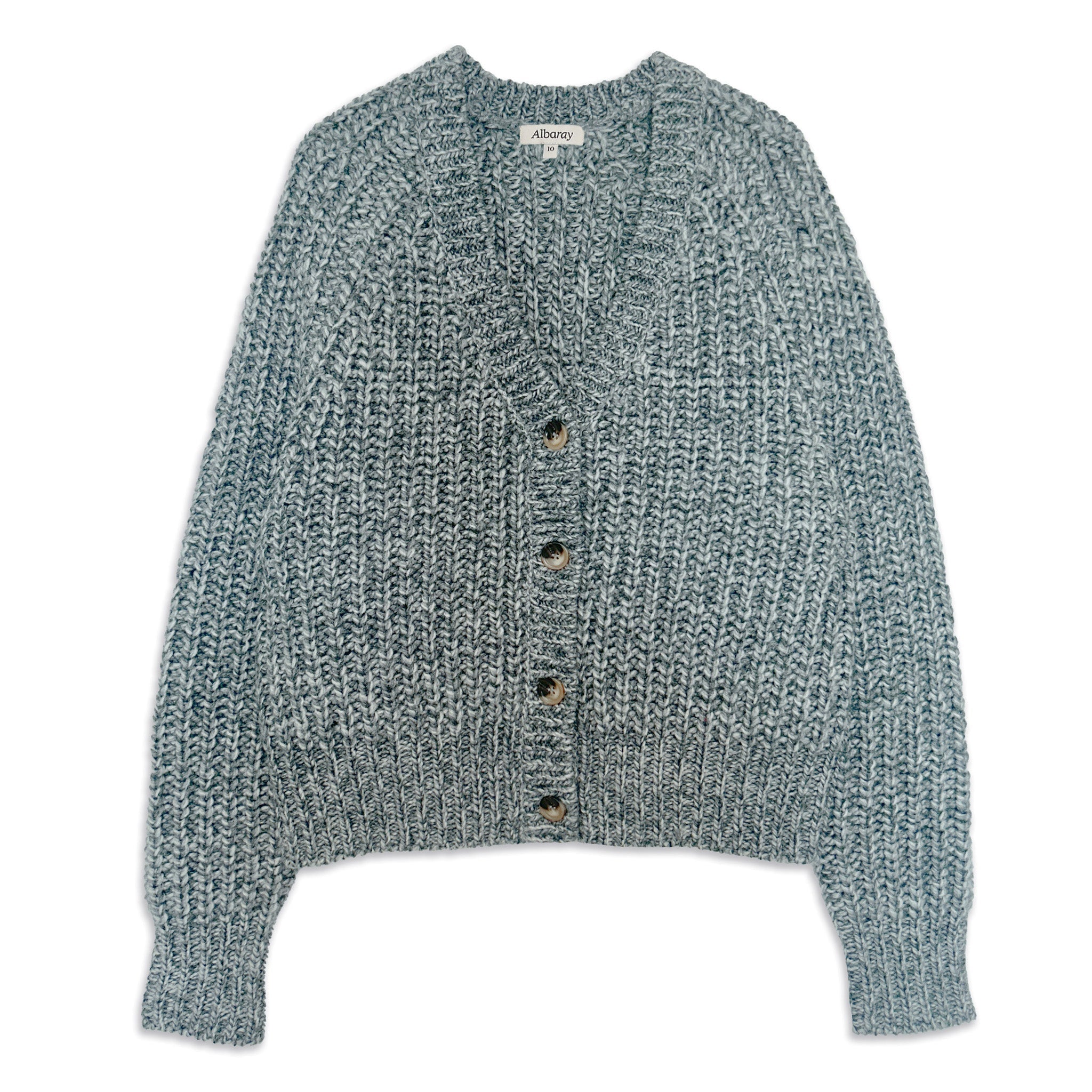 Re-Loved Chunky Rib Cardigan - Size 12