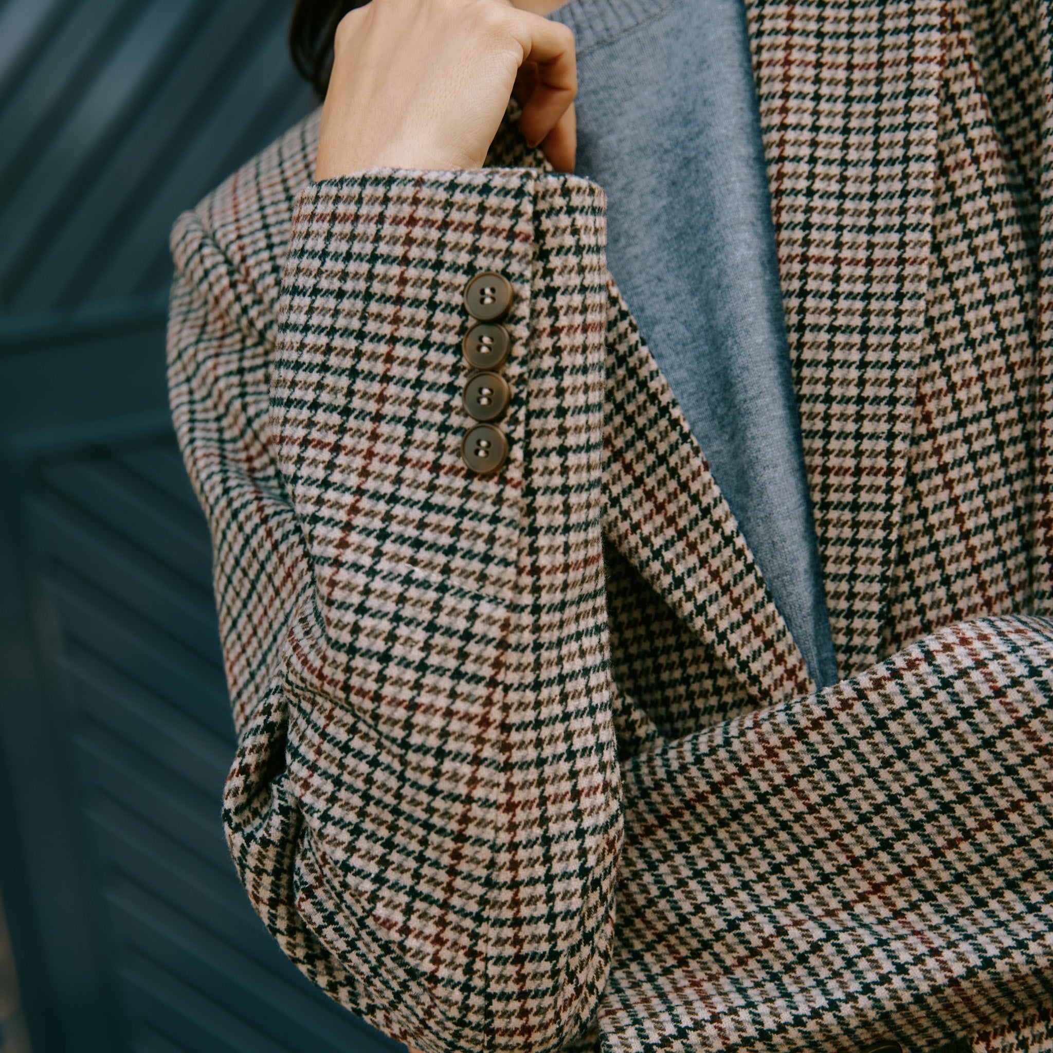 Tartan check jacket deals