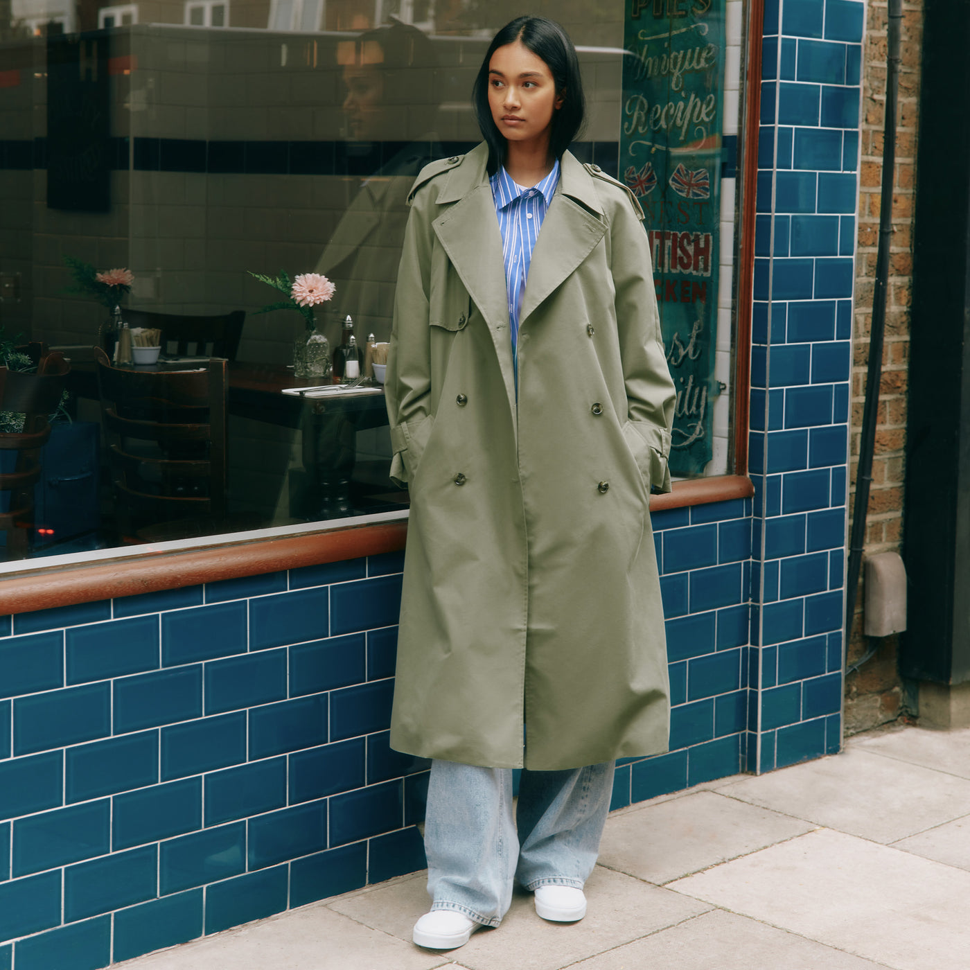 Women's Classic Double Breasted Trench Coat main image 0
