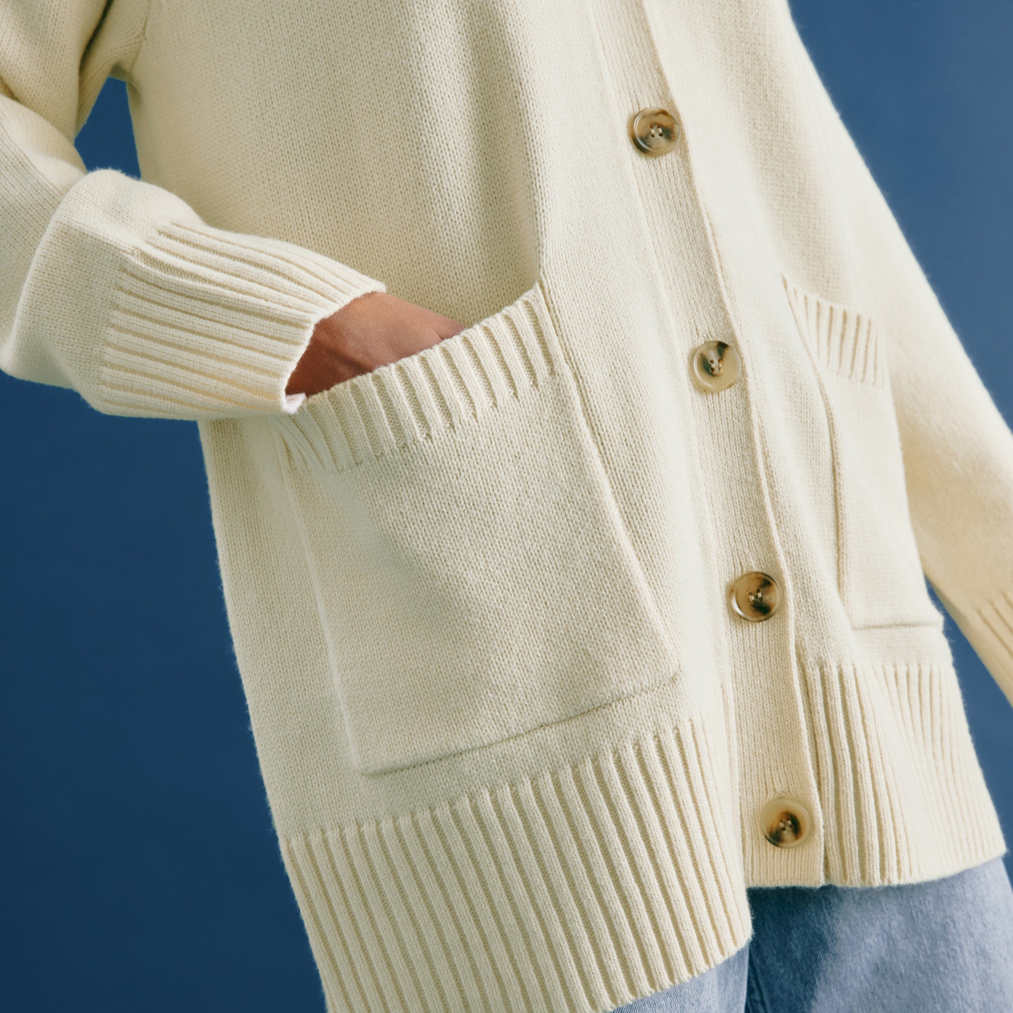 Re-Loved Longline Knitted Cardigan - Size 8