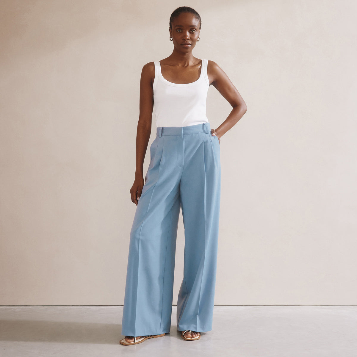 Double Pleat Trouser