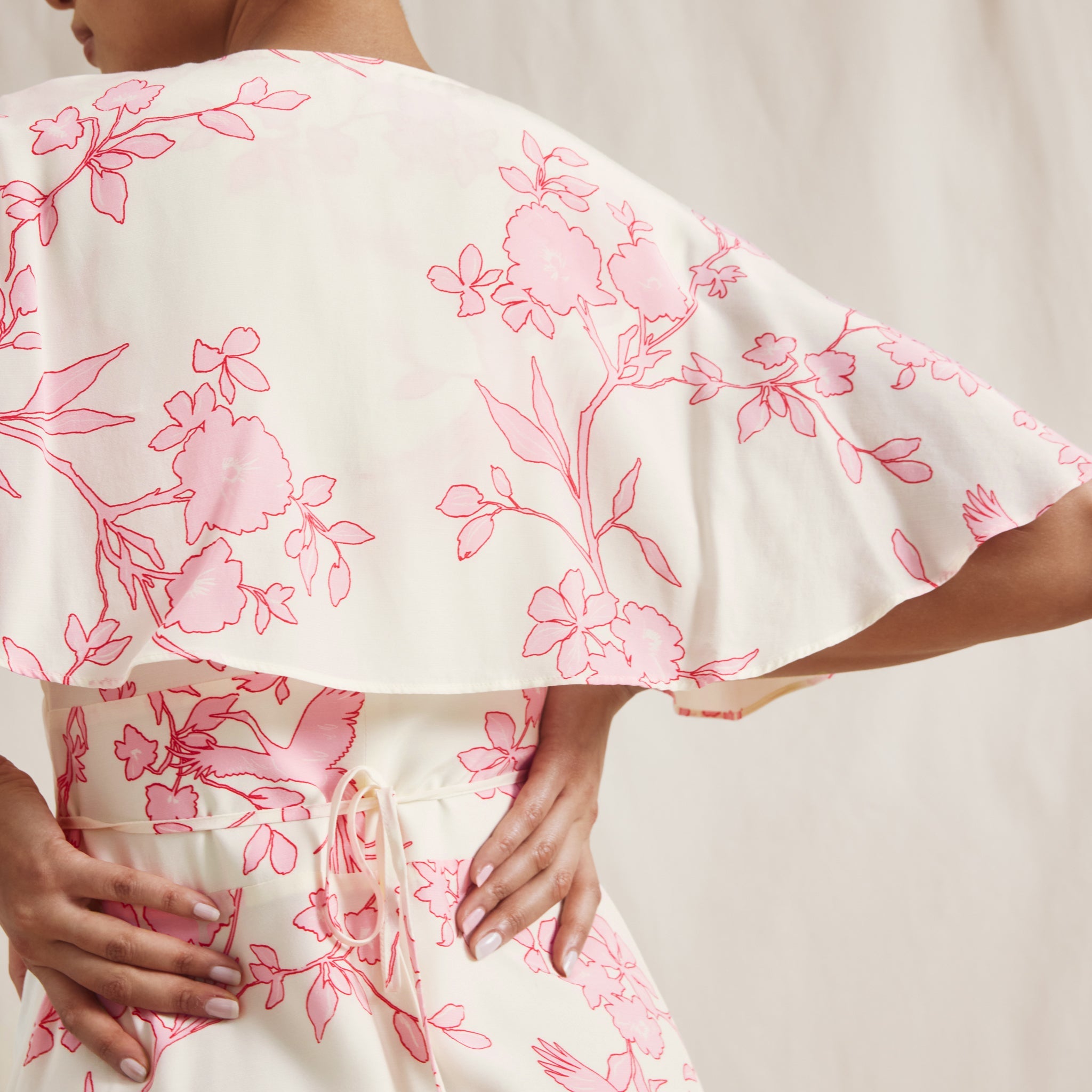Re-Loved  Kimono Floral Dress - Size 8