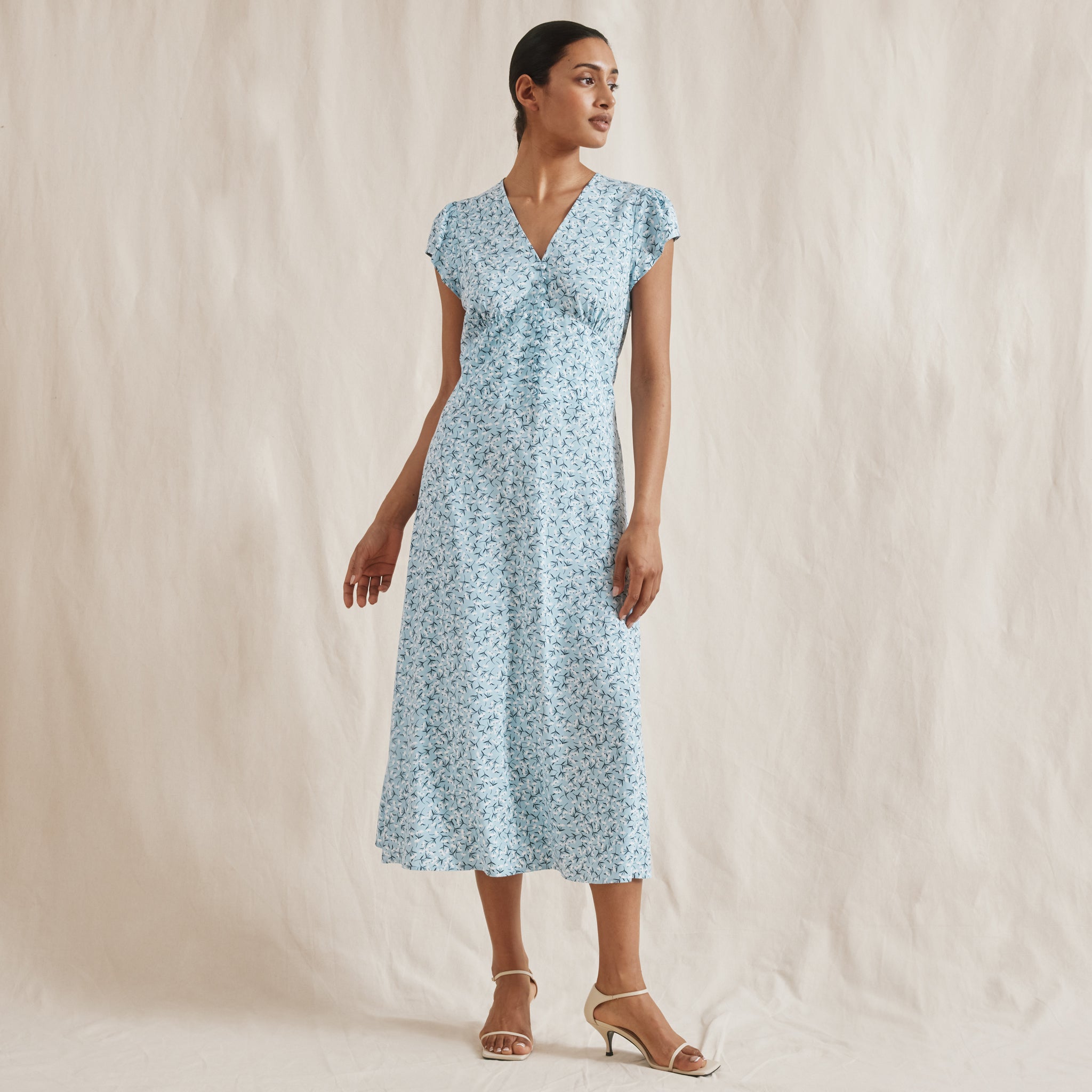 Re-Loved Blue Jasmin Dress - Size 10