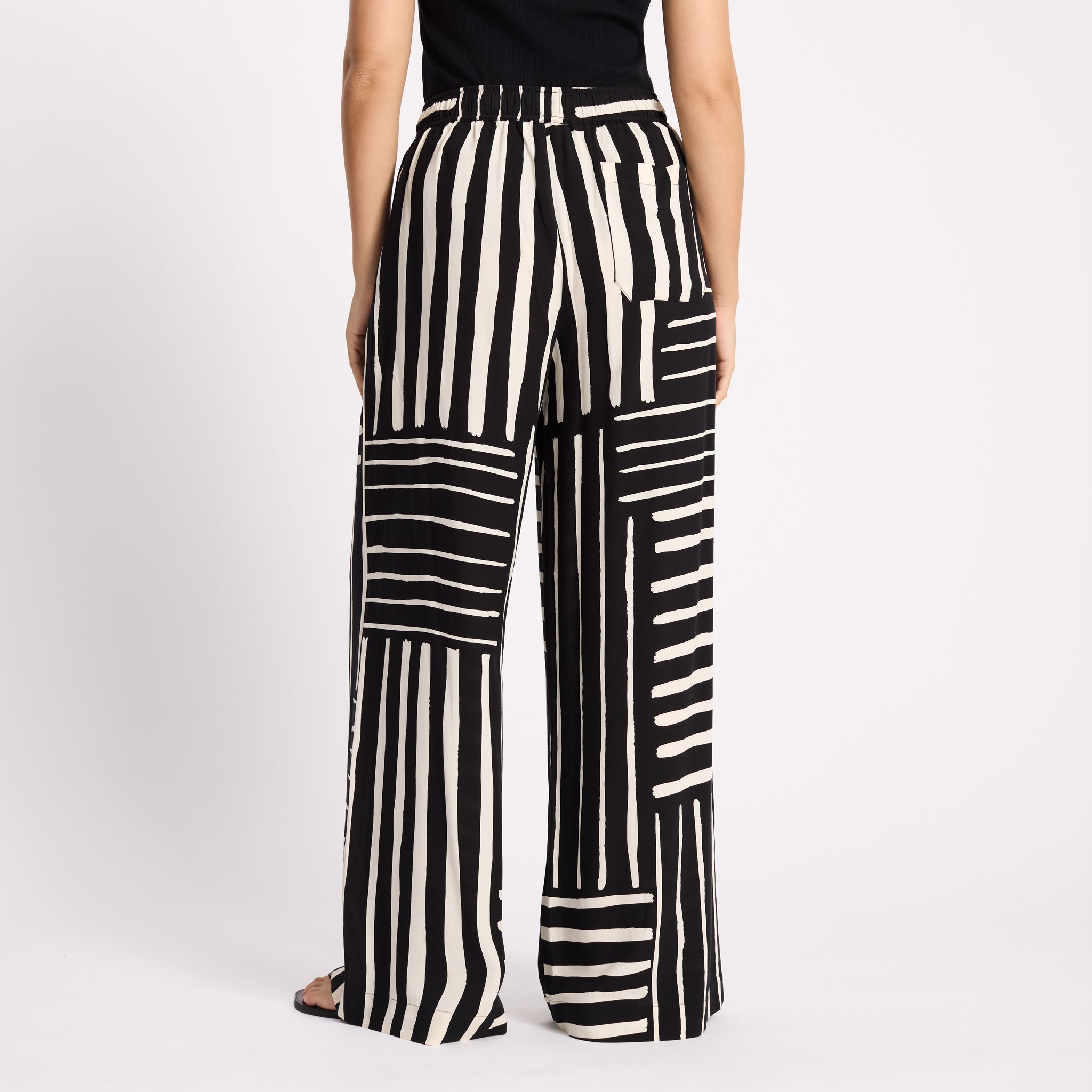Patchwork Stripe Trouser