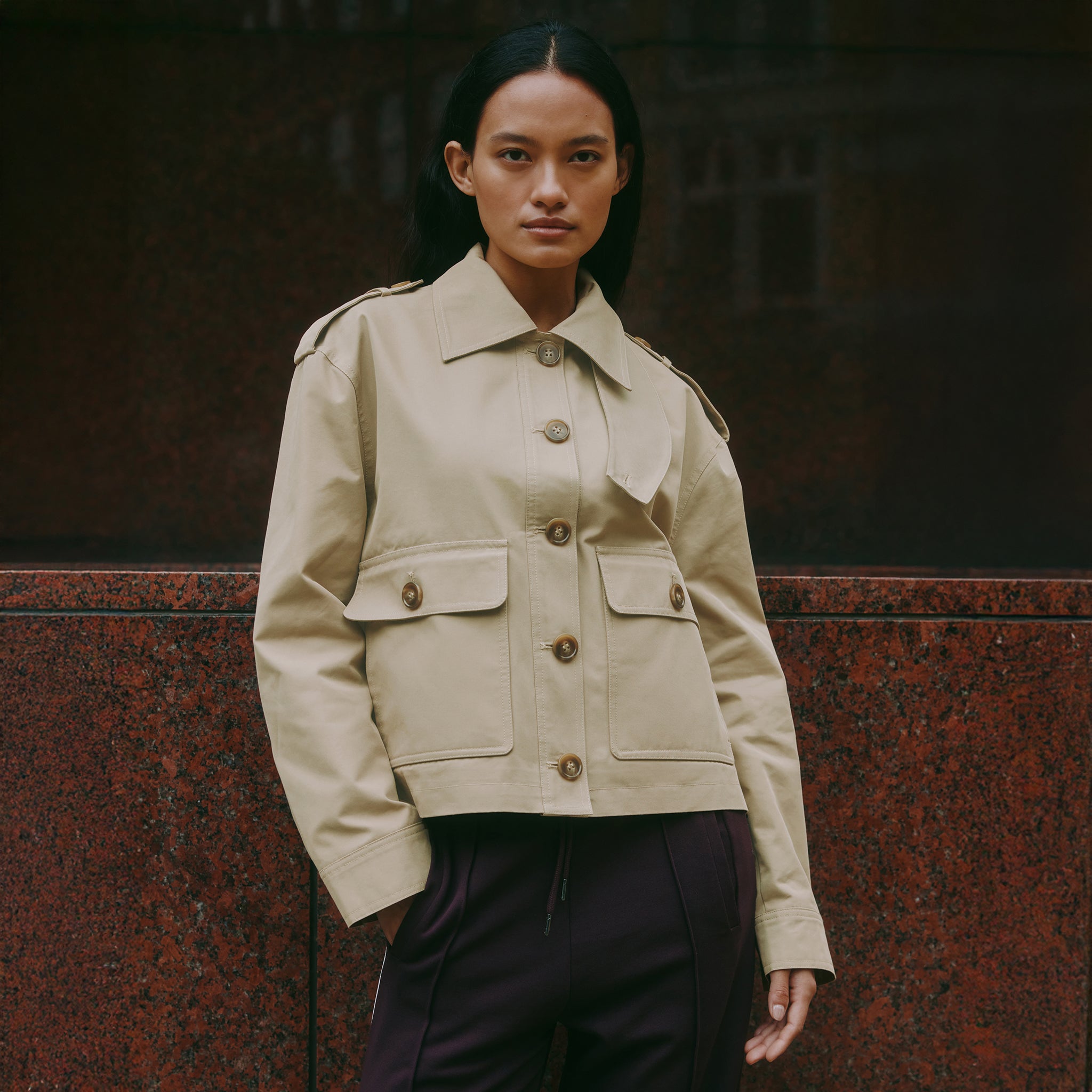 Re-Loved Short Trench Jacket - Size 10