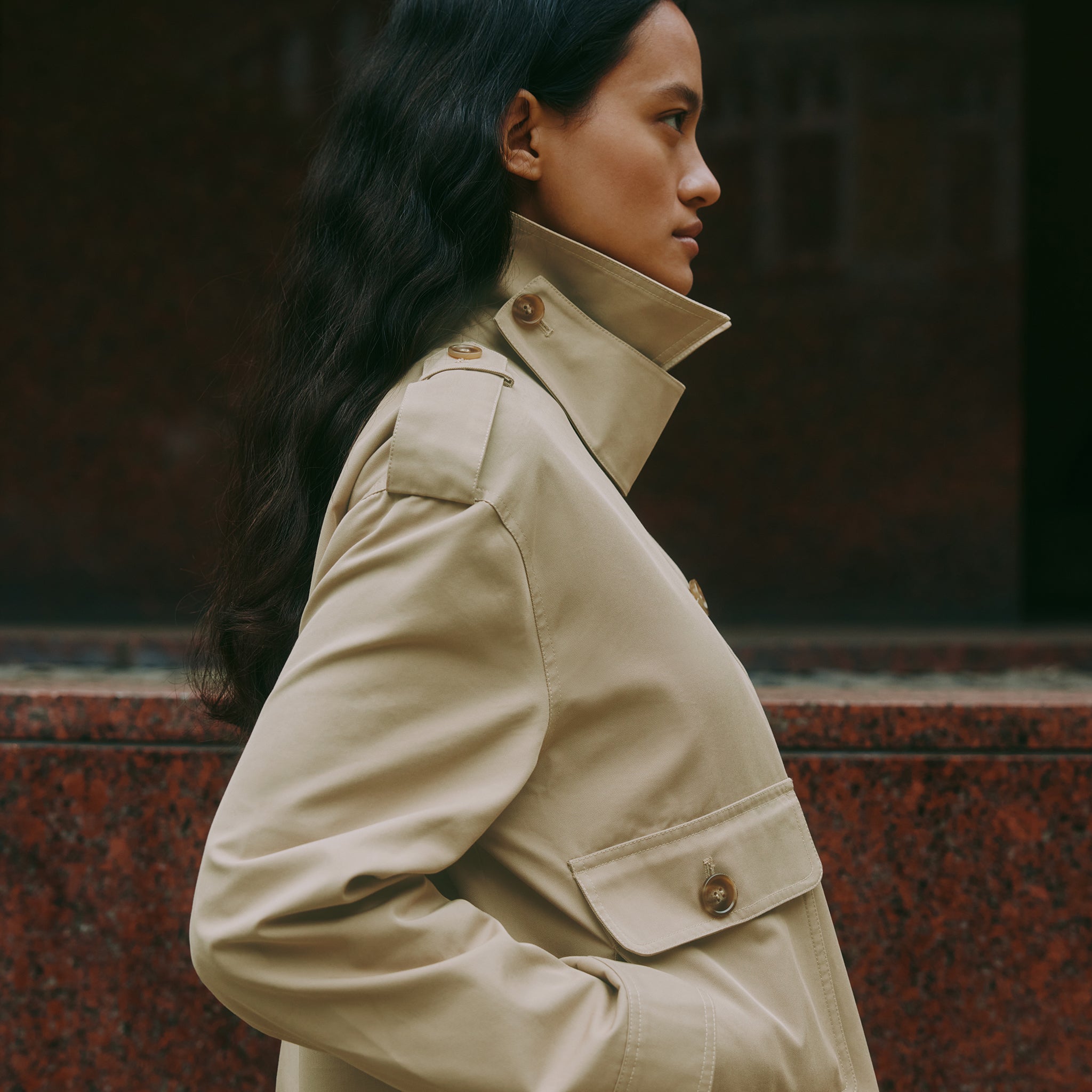 Re-Loved Short Trench Jacket - Size 10