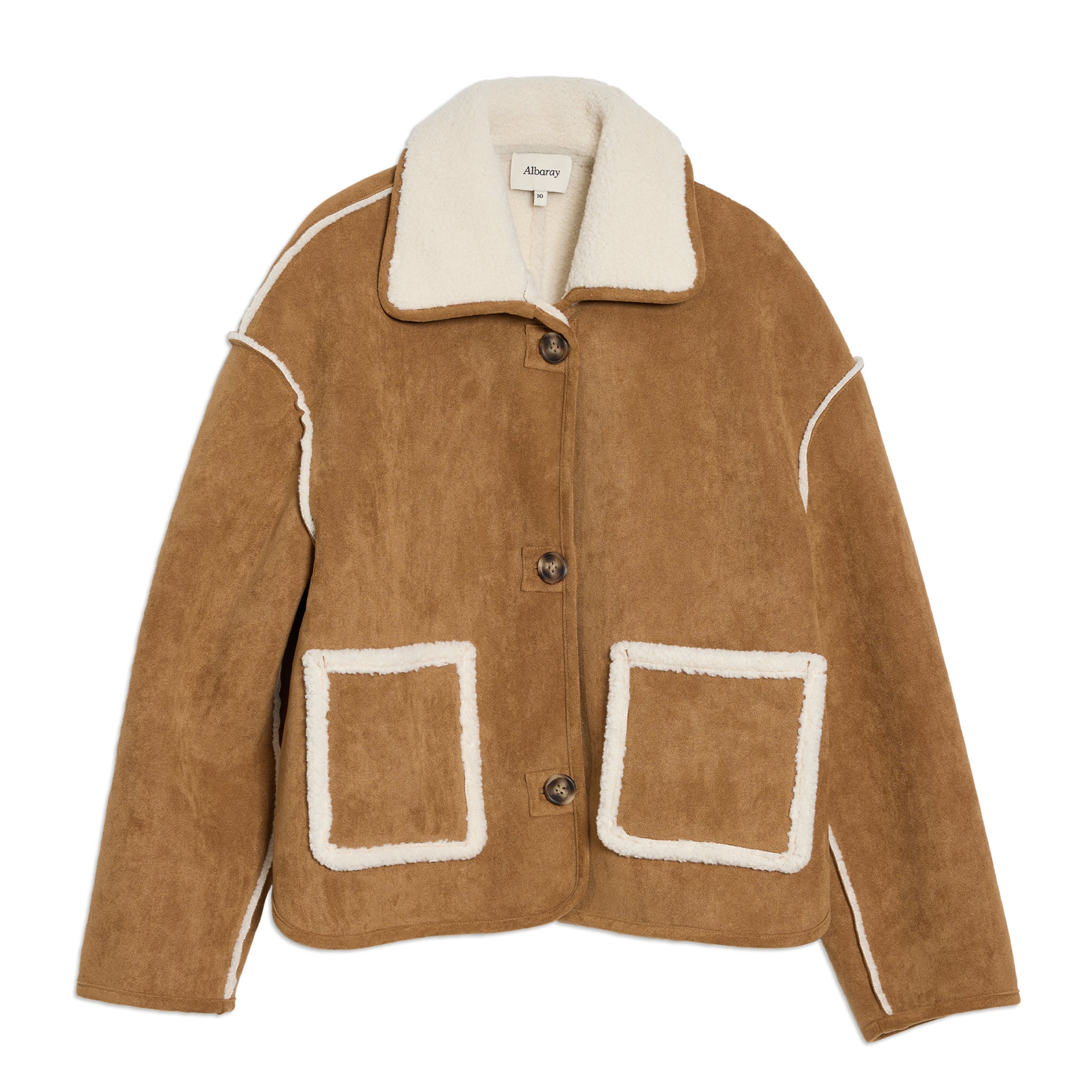 Faux Sheepskin Jacket