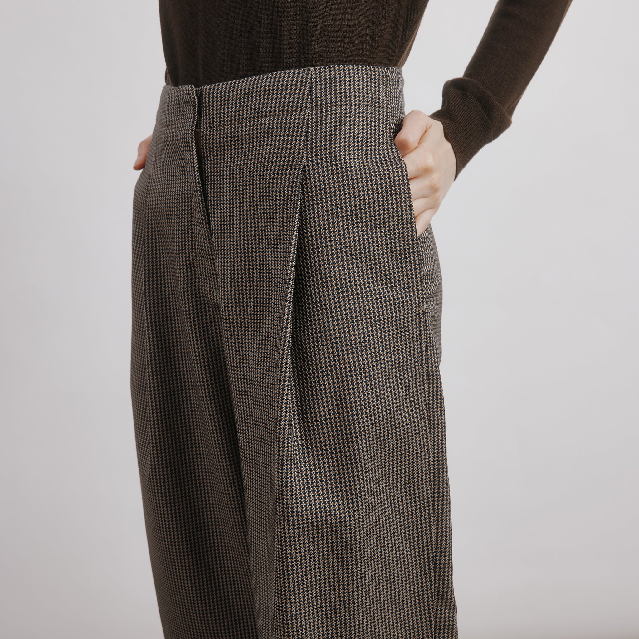 Houndstooth Trouser | Sustainable Womenswear | Albaray