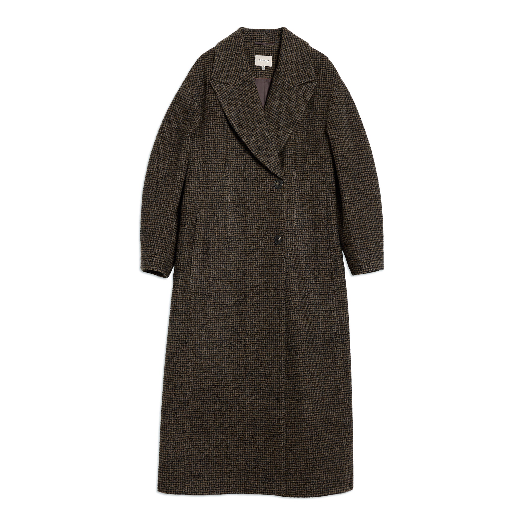 Tweed Cocoon Sleeve Coat | Sustainable Womenswear | Albaray