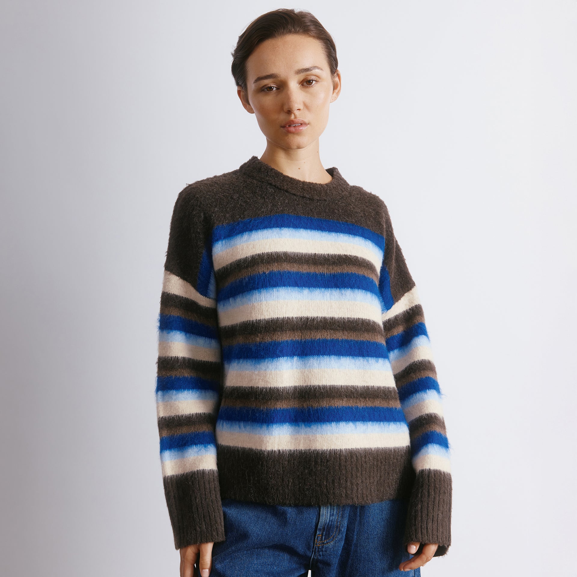 Chocolate & Stripe Jumper