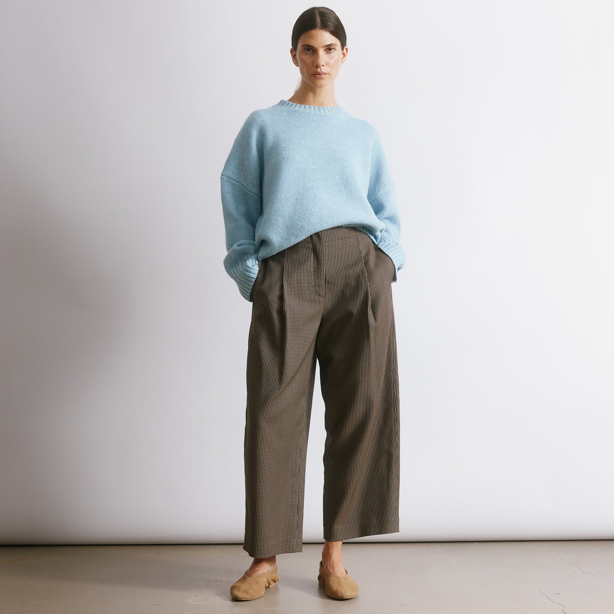 Blue Merino Wool Jumper