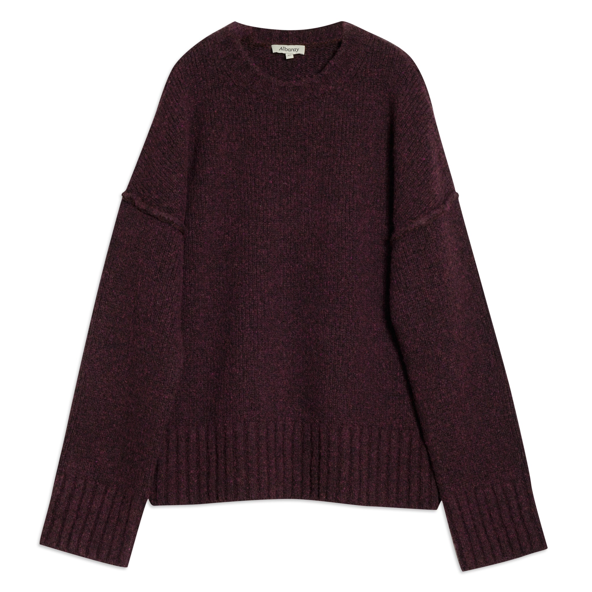Burgundy Cosy Wool Blend Jumper