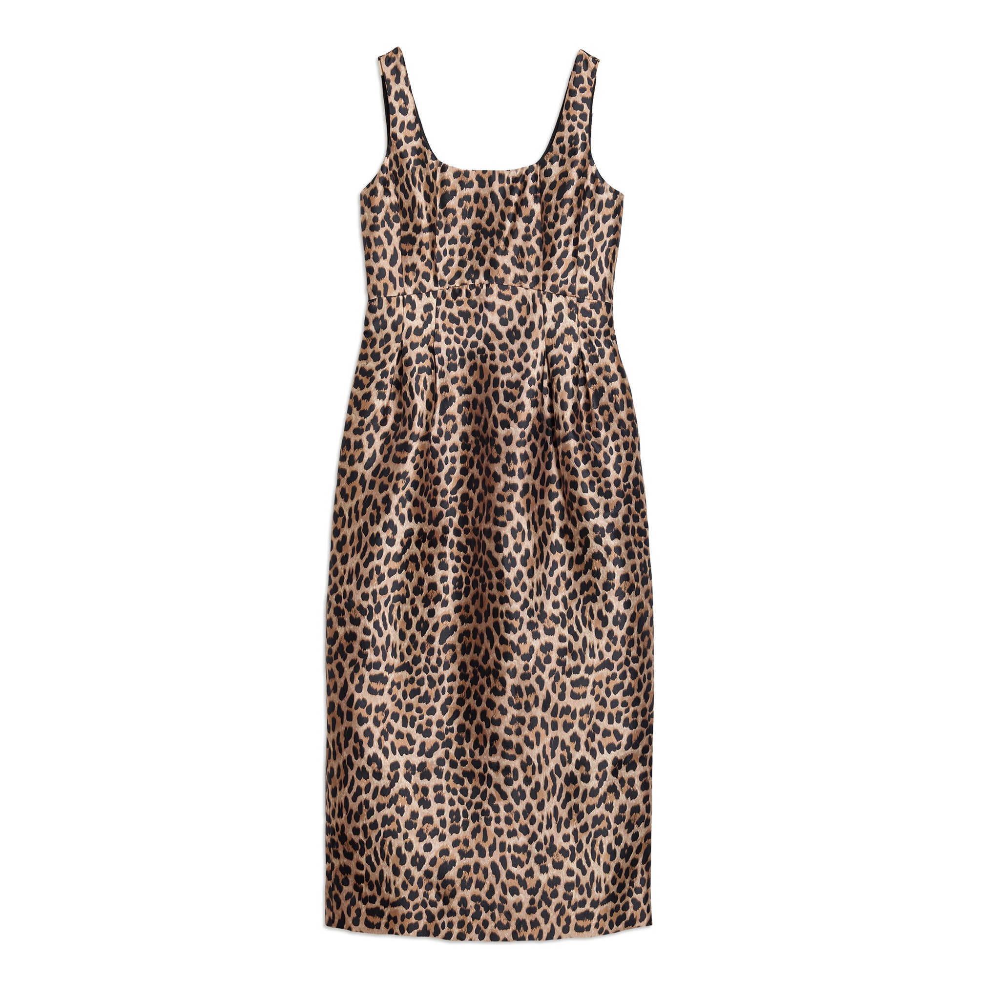 Animal Taffeta Tulip Dress